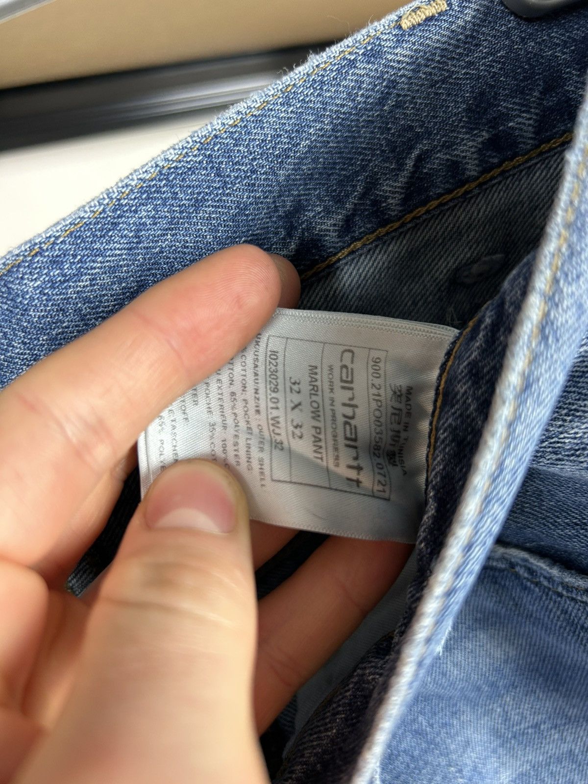 Carhartt × Vintage CARHARTT VINTAGE OLD MONEY BOXY LOGO MARLOW PANT Size US 32 / EU 48 - 7 Thumbnail