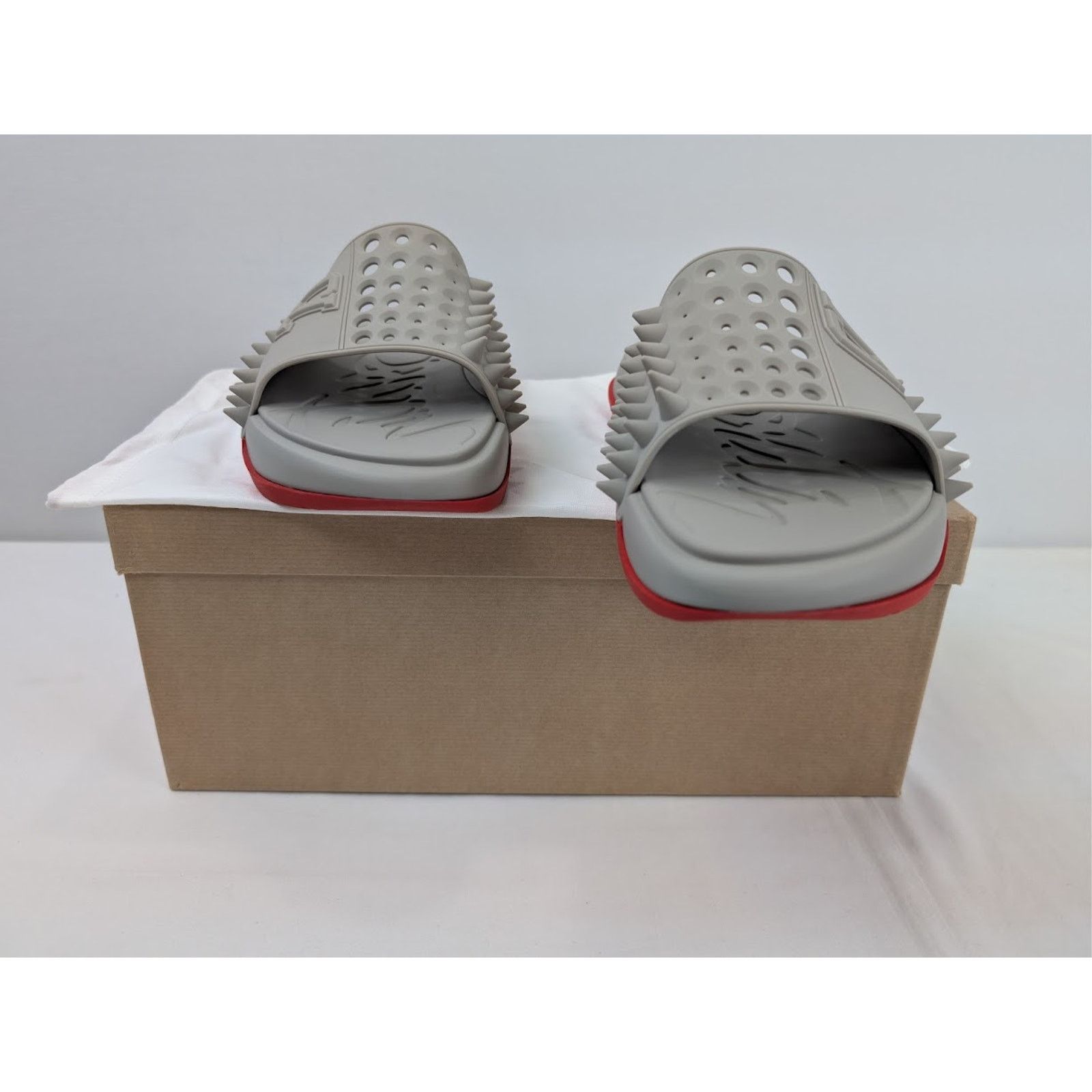 Christian Louboutin o1rshd1 Take It Easy Flat Slippers in Goose Size US 12 / EU 45 - 20 Thumbnail