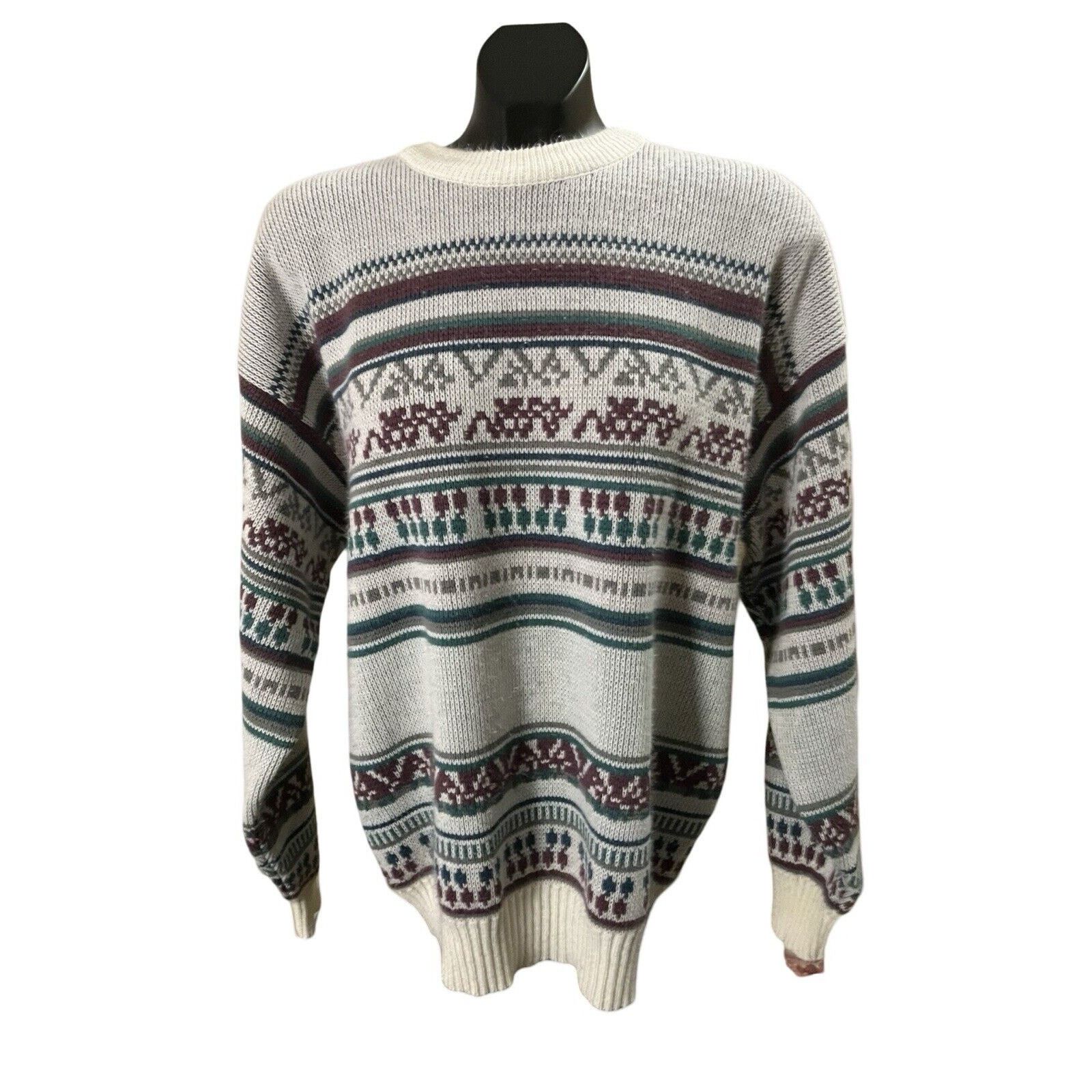 Anchor Blue Vintage 90s Anchor Blue Fair Isle Sweater - XL Size US XL / EU 56 / 4 - 1 Thumbnail