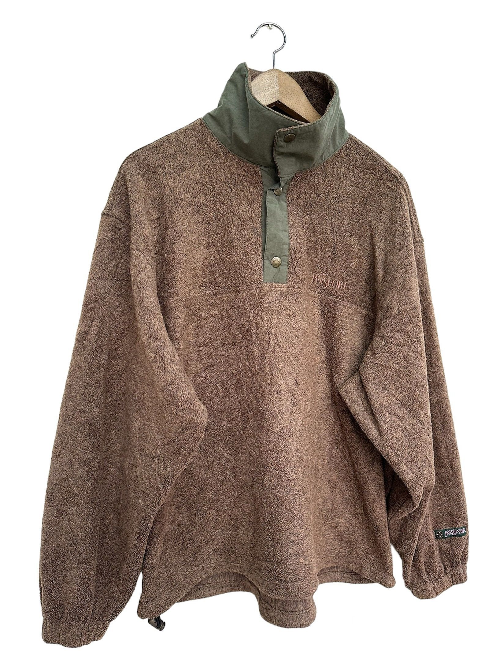 Jansport Vintage Jansport Fleece Sweater Jacket Size US L / EU 52-54 / 3 - 3 Thumbnail