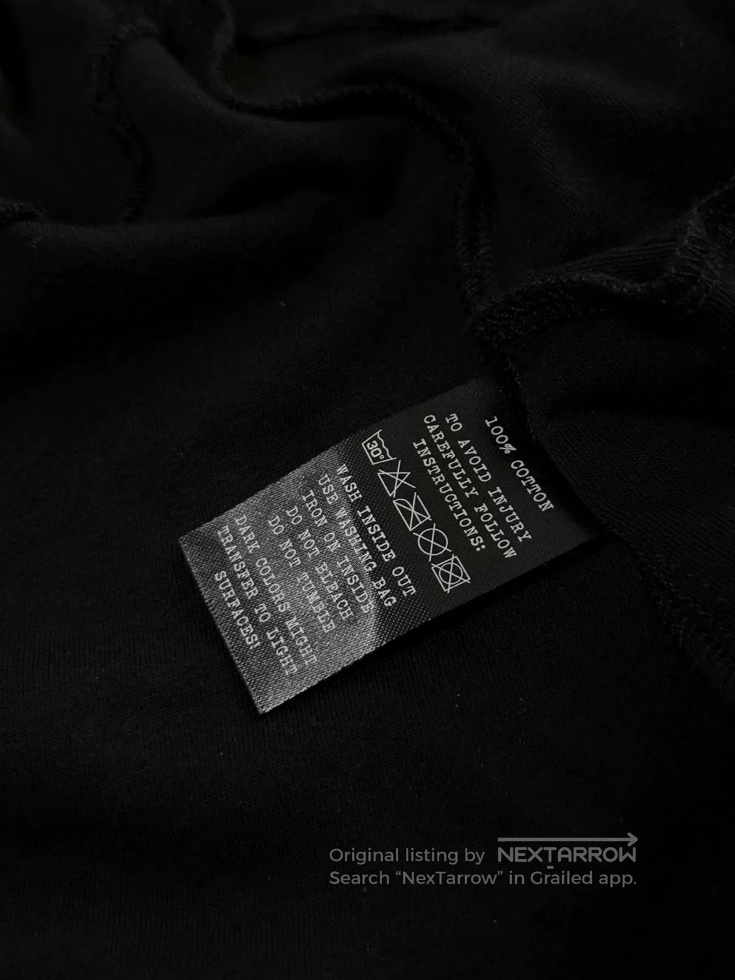 First Aid To The Injured Black Asymmetrical Edge Hoodie Cardigan. Size US L / EU 52-54 / 3 - 6 Thumbnail
