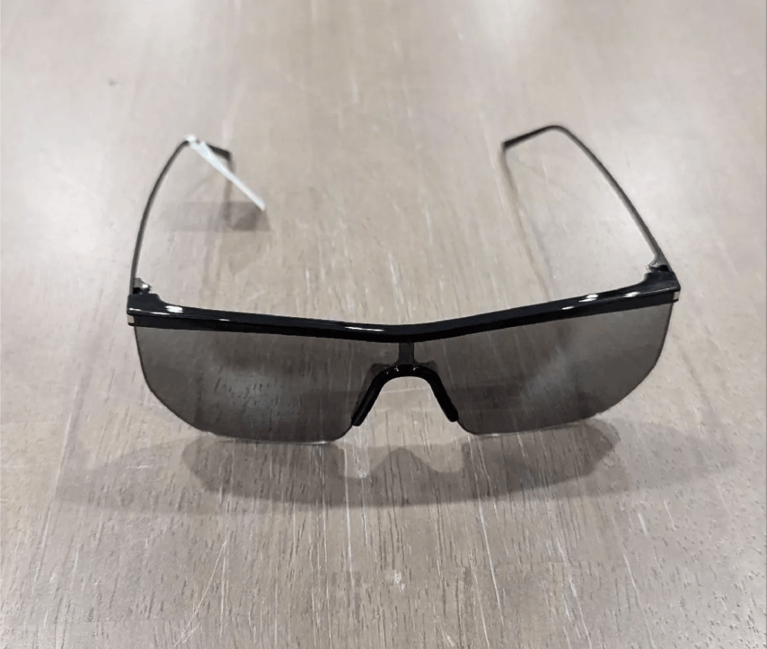 Saint Laurent Paris SAINT LAURENT 99mm Wrap Sunglasses Black Size ONE SIZE - 1 Thumbnail