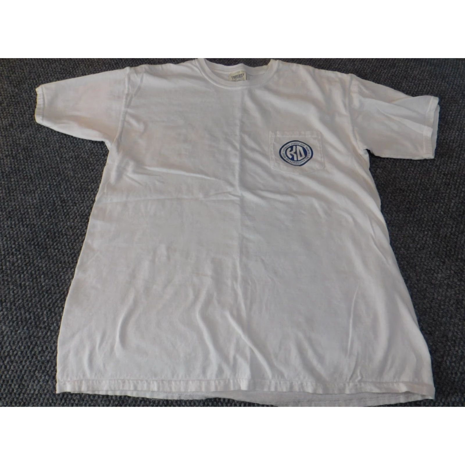 Comfort Colors Comfort Colors Mens Shirt L White Crew Neck Short Sleeve Logo T-Shirt Classic Do not include extra words Size US L / EU 52-54 / 3 - 2 Thumbnail