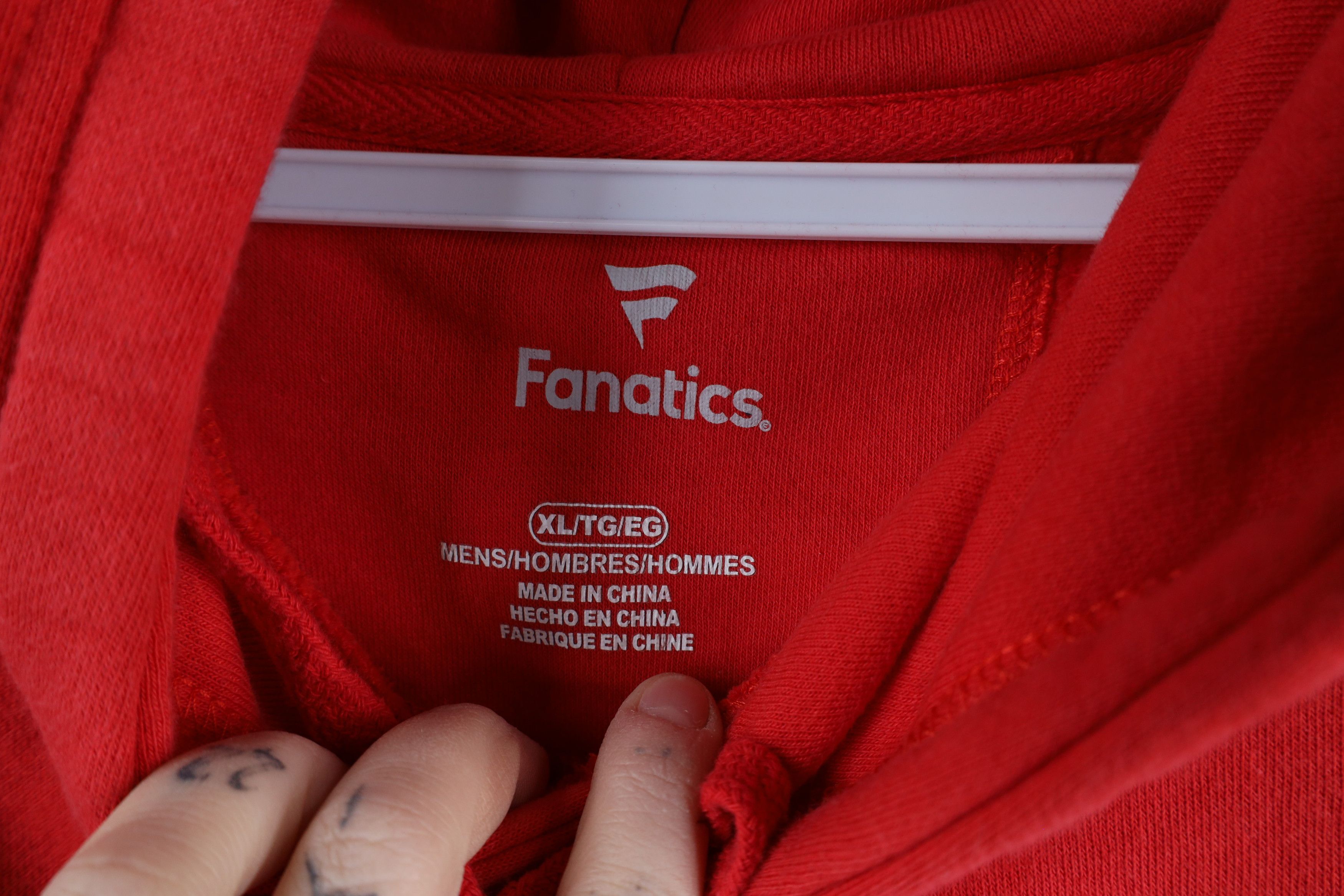 Vintage Fanatics Detroit Red Wings Hockey Jersey Hoodie Sweatshirt Size US XL / EU 56 / 4 - 8 Thumbnail