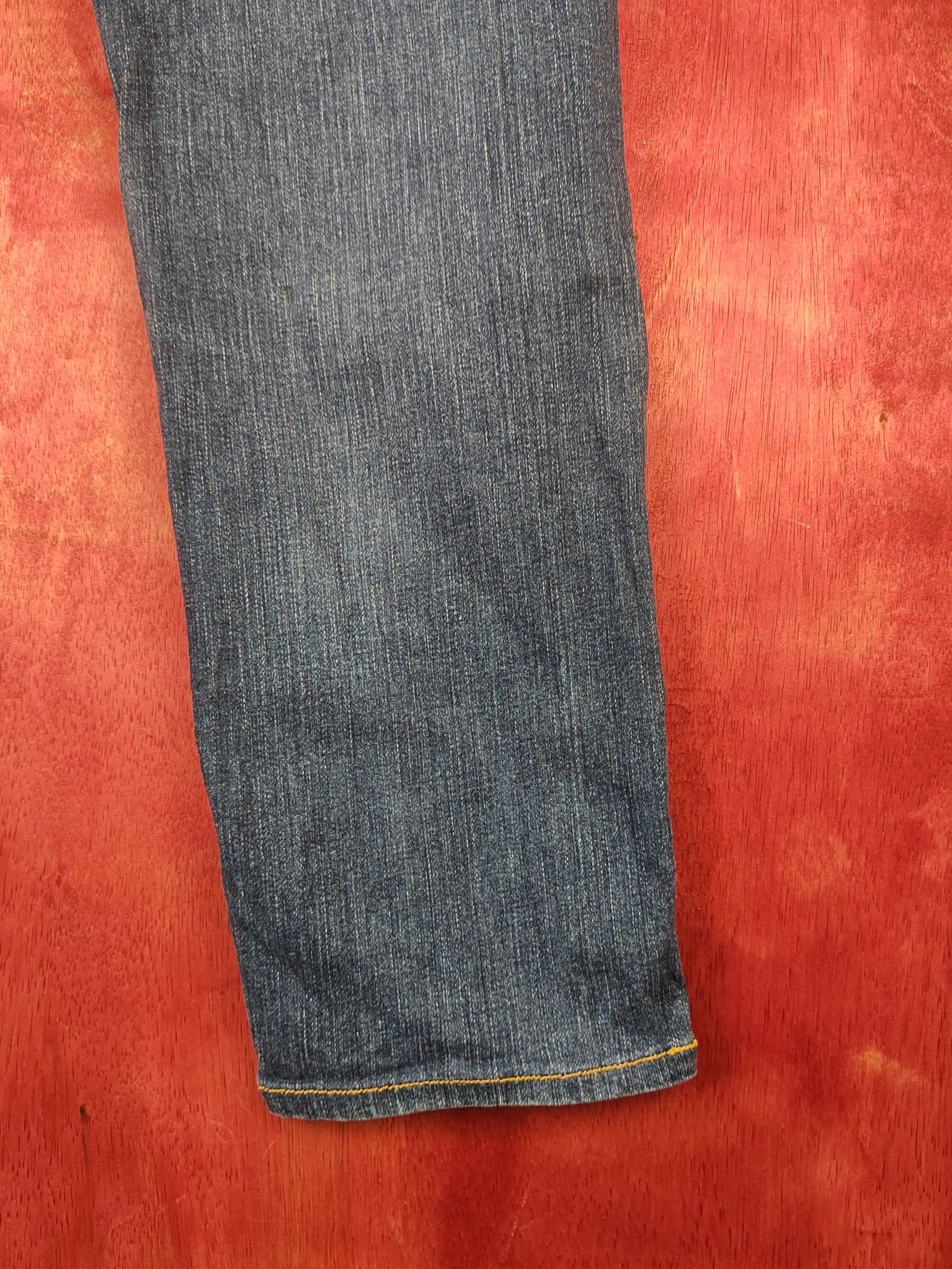 GU Gu japan vintage blue Denim jeans Pants #S1370 Size US 33 - 11 Thumbnail