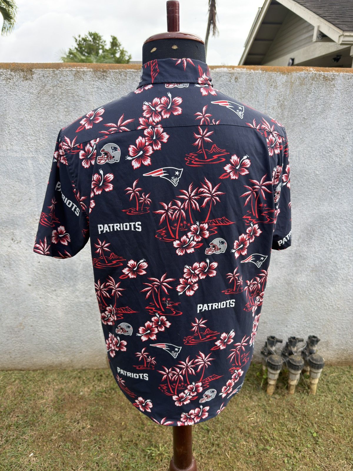 Reyn Spooner Reyn Spooner New England Patriots Hawaiian Football Men's S Size US S / EU 44-46 / 1 - 2 Thumbnail