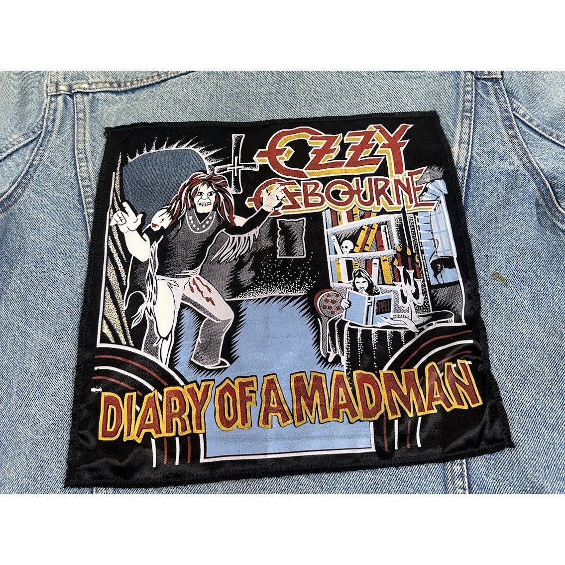 Levi's Vintage Ozzy Osbourne Black Sabbath Custom Denim Jacket Rock Size US M / EU 48-50 / 2 - 4 Thumbnail