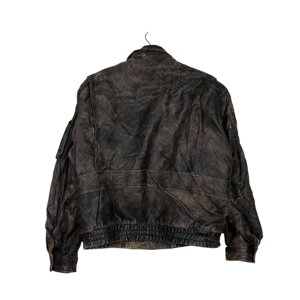 Japanese Brand 📌Vintage Genuine Leather Jacket Biker Wear Issey Miyake Size US M / EU 48-50 / 2 - 9 Thumbnail