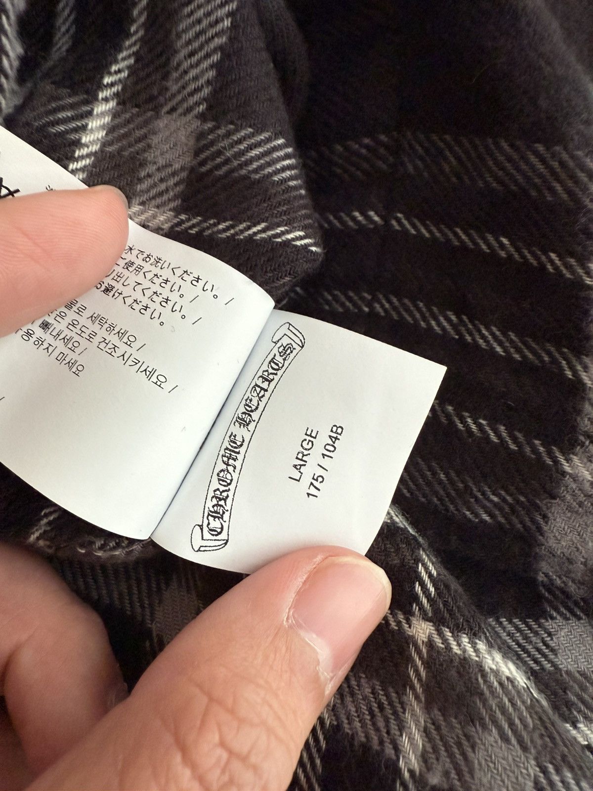 Chrome Hearts Chrome hearts flanel button Size US L / EU 52-54 / 3 - 9 Thumbnail