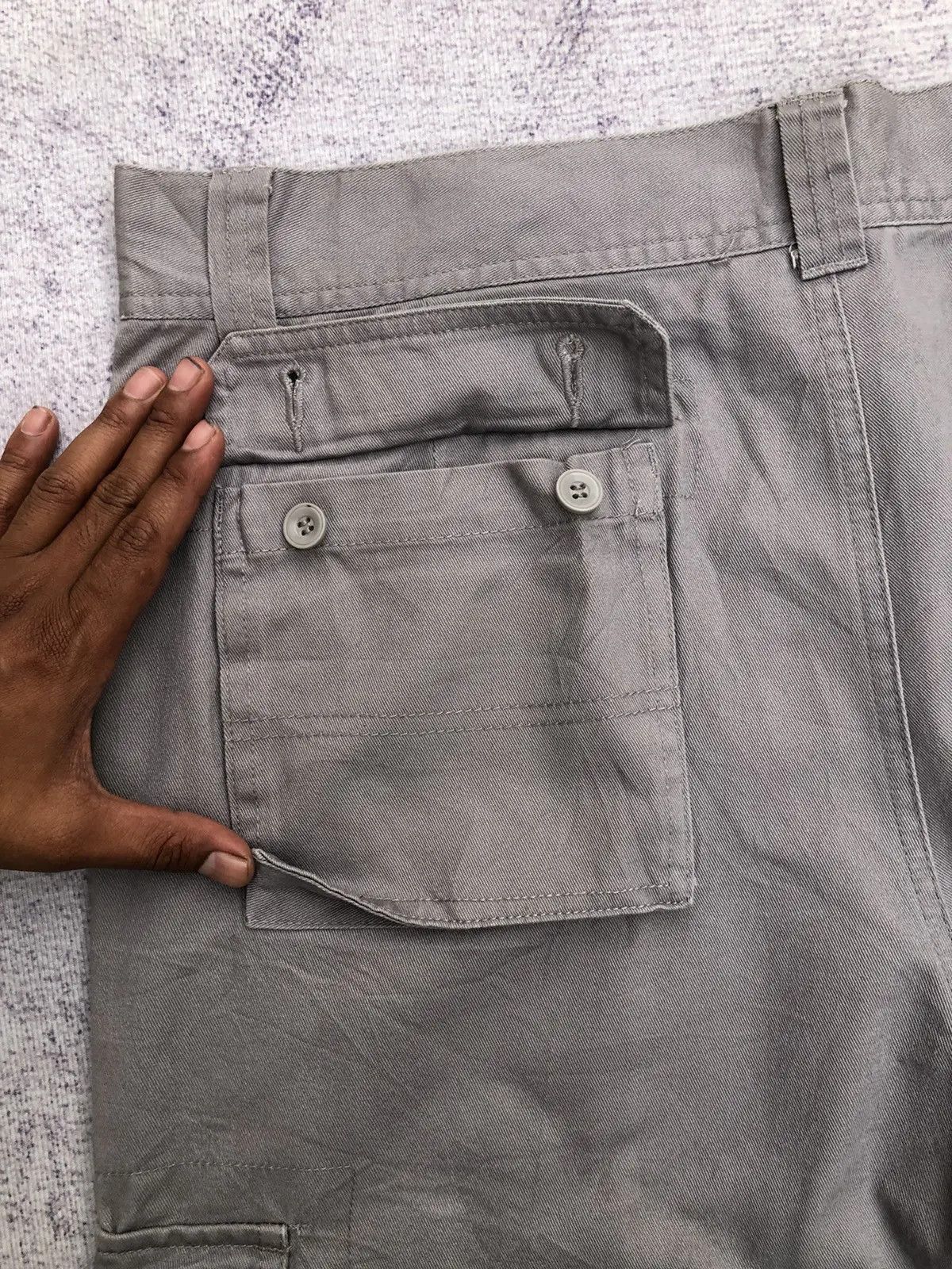Japanese Brand × Vintage Straight Leg Cargo Pants Loose Bottoms With 6 Pocket Size US 34 / EU 50 - 17 Thumbnail