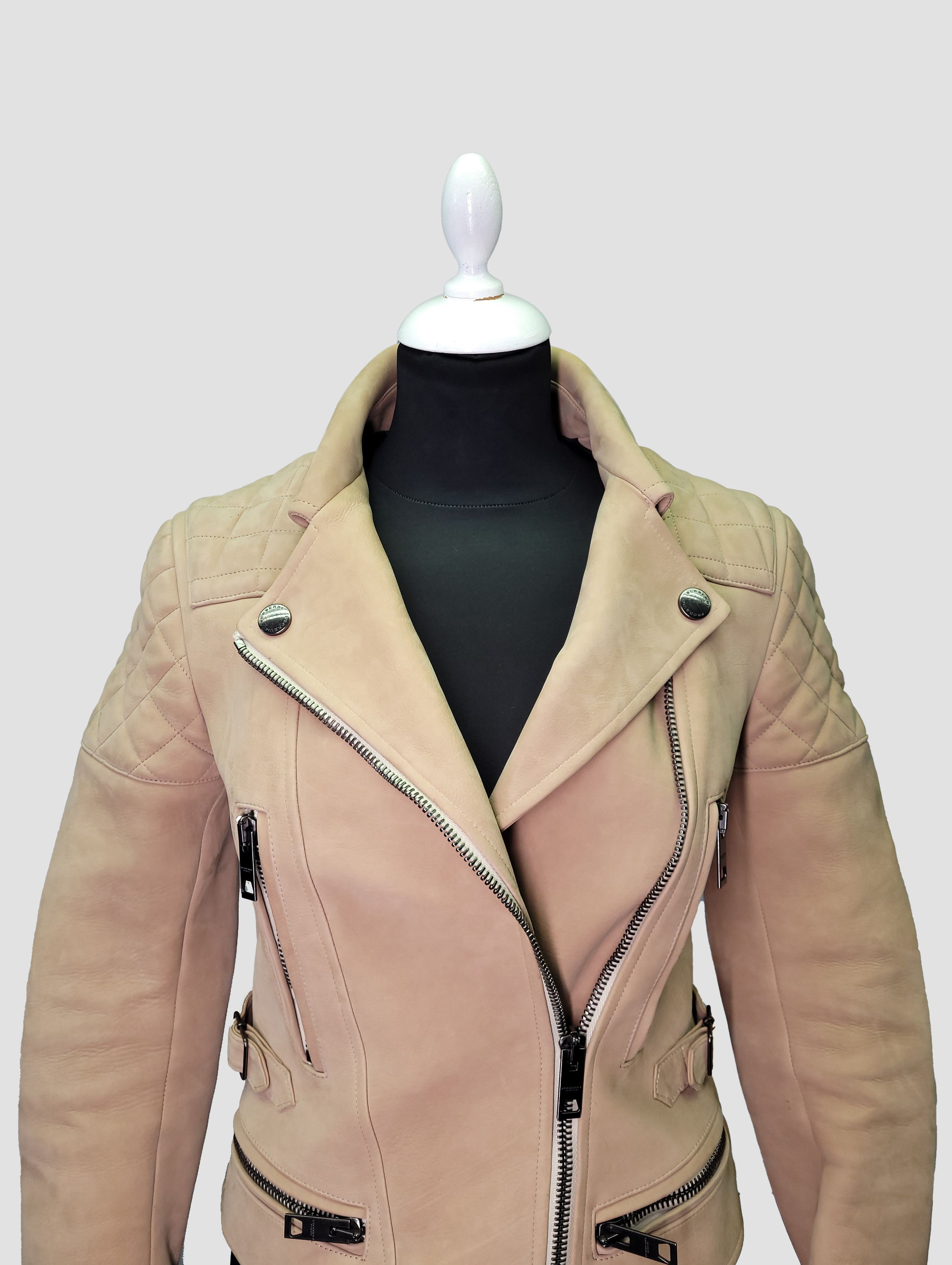 Burberry Prorsum Burberry Prorsum _ Italy _ Runway _ Leather _ Biker Jacket Size XS / US 0-2 / IT 36-38 - 4 Thumbnail