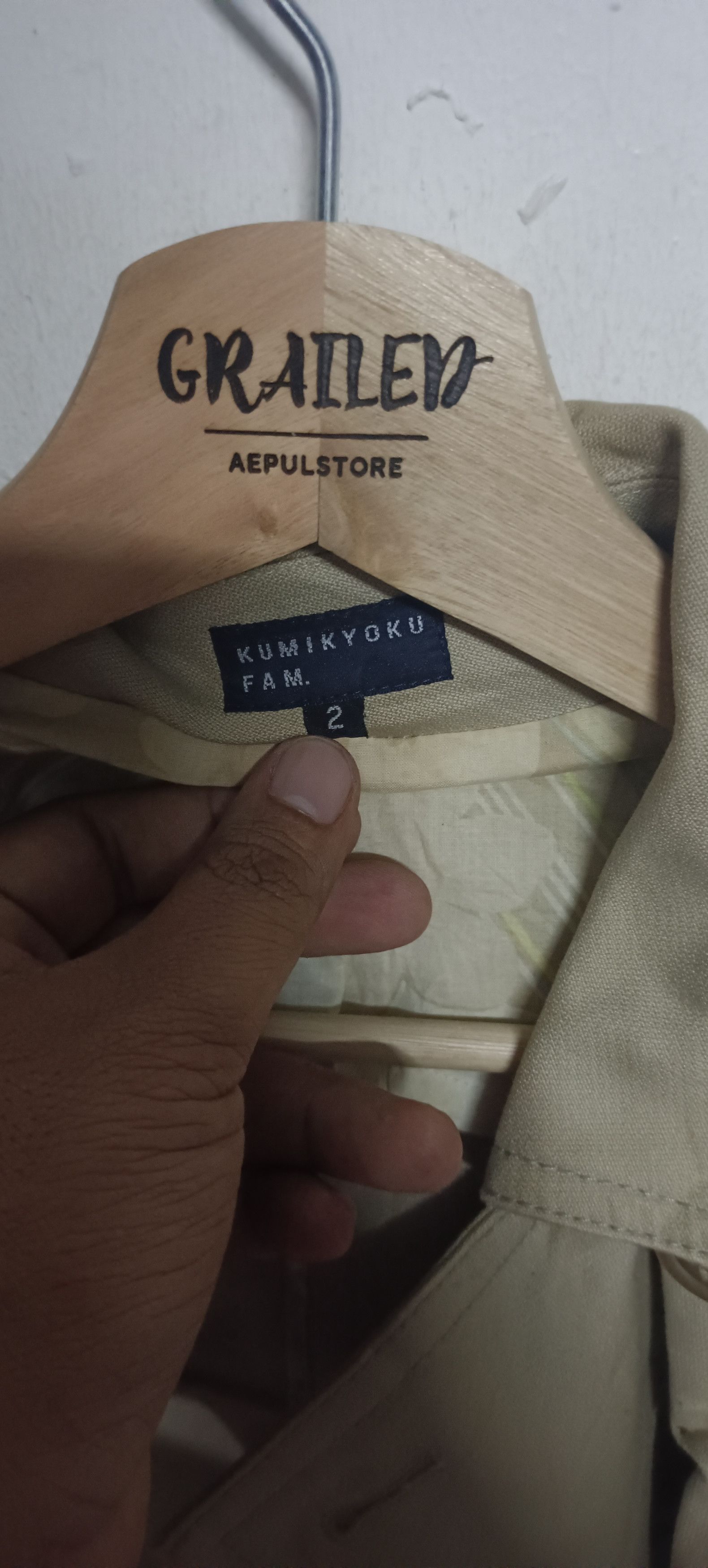 Japanese Brand × Vintage Vintage kumikyoku Fam woll jacket Size S / US 4 / IT 40 - 4 Thumbnail
