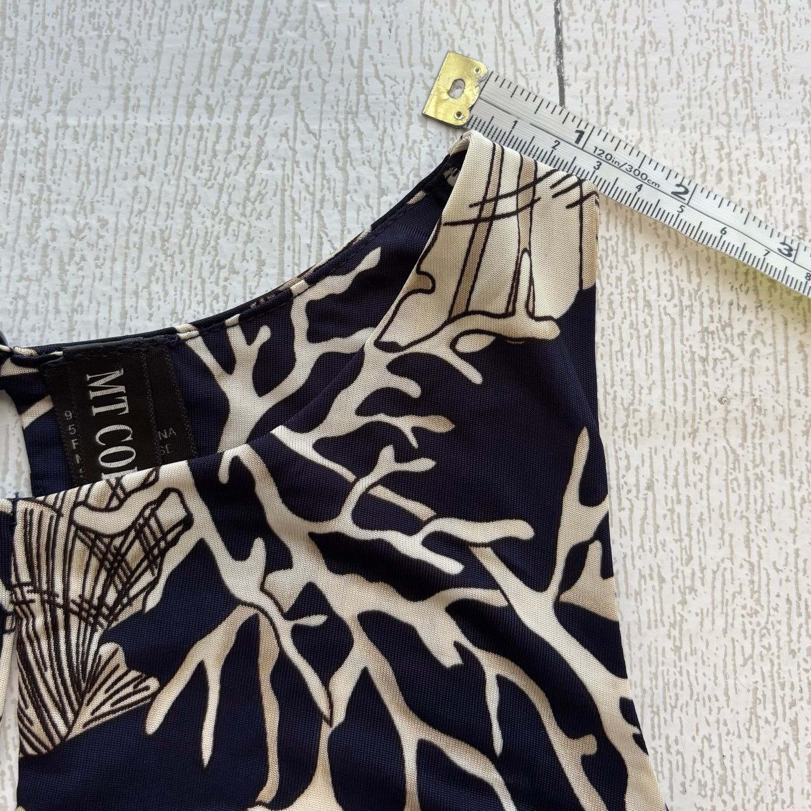 Other MT COLLECTION Navy Blue Nautical Print Maxi Dress Size Small Size S / US 4 / IT 40 - 5 Thumbnail