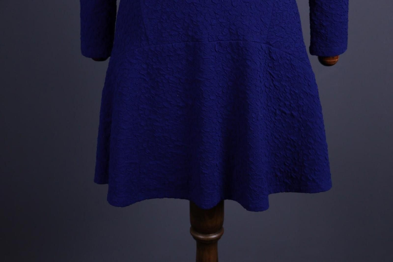 The Kooples The Kooples Blue Embroidered A-Line Dress Size S Size S / US 4 / IT 40 - 4 Thumbnail