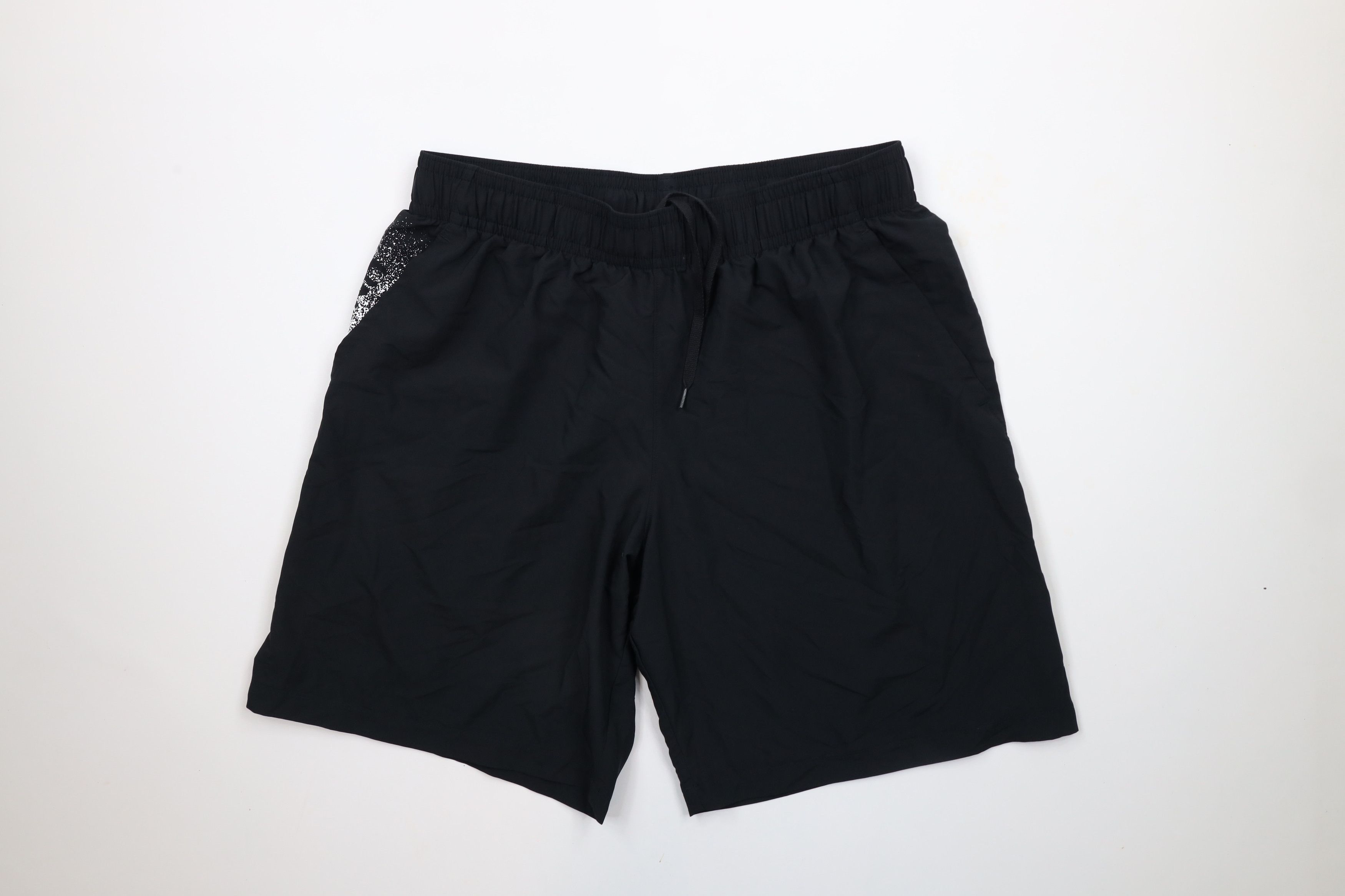 Under Armour × Vintage Under Armour Fit Above Knee Gym Training Shorts Black Size US 36 / EU 52 - 2 Thumbnail