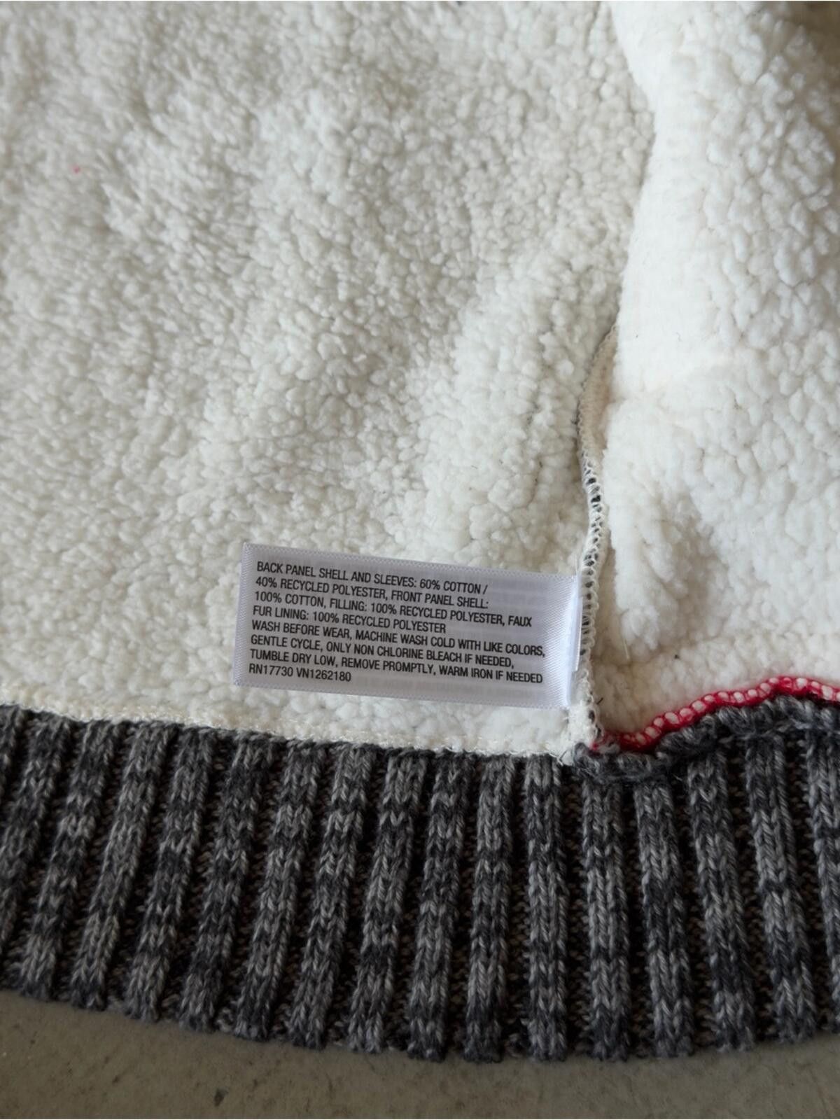 Other Cat & Jack / Buffalo Plaid Sherpa Jacket / Red Gray 2T Size US XXS / EU 40 - 8 Thumbnail