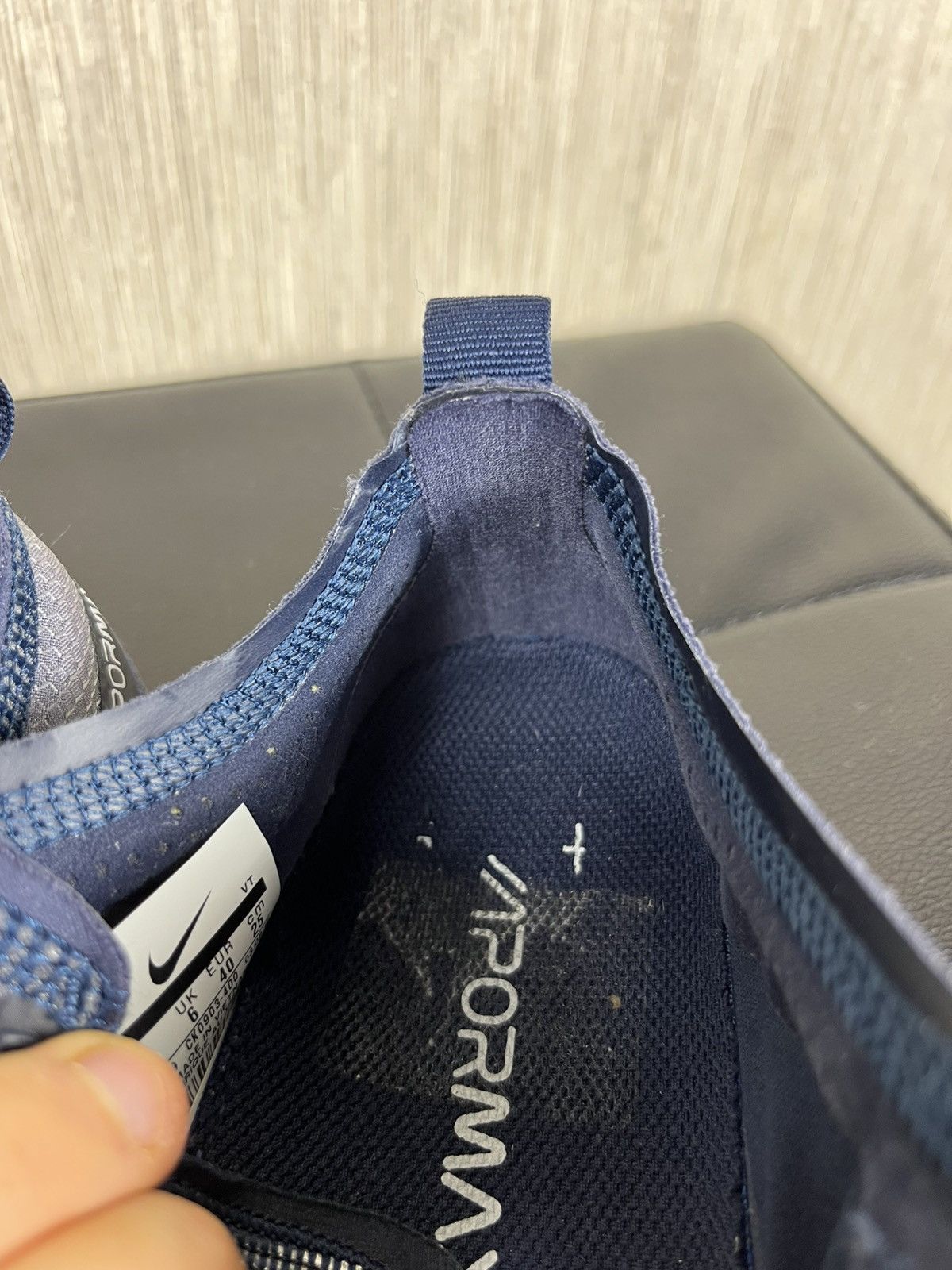 Nike Nike air vapormax 2019 obsidian pure platinum sneakers shoes Size US 7 / EU 40 - 21 Thumbnail