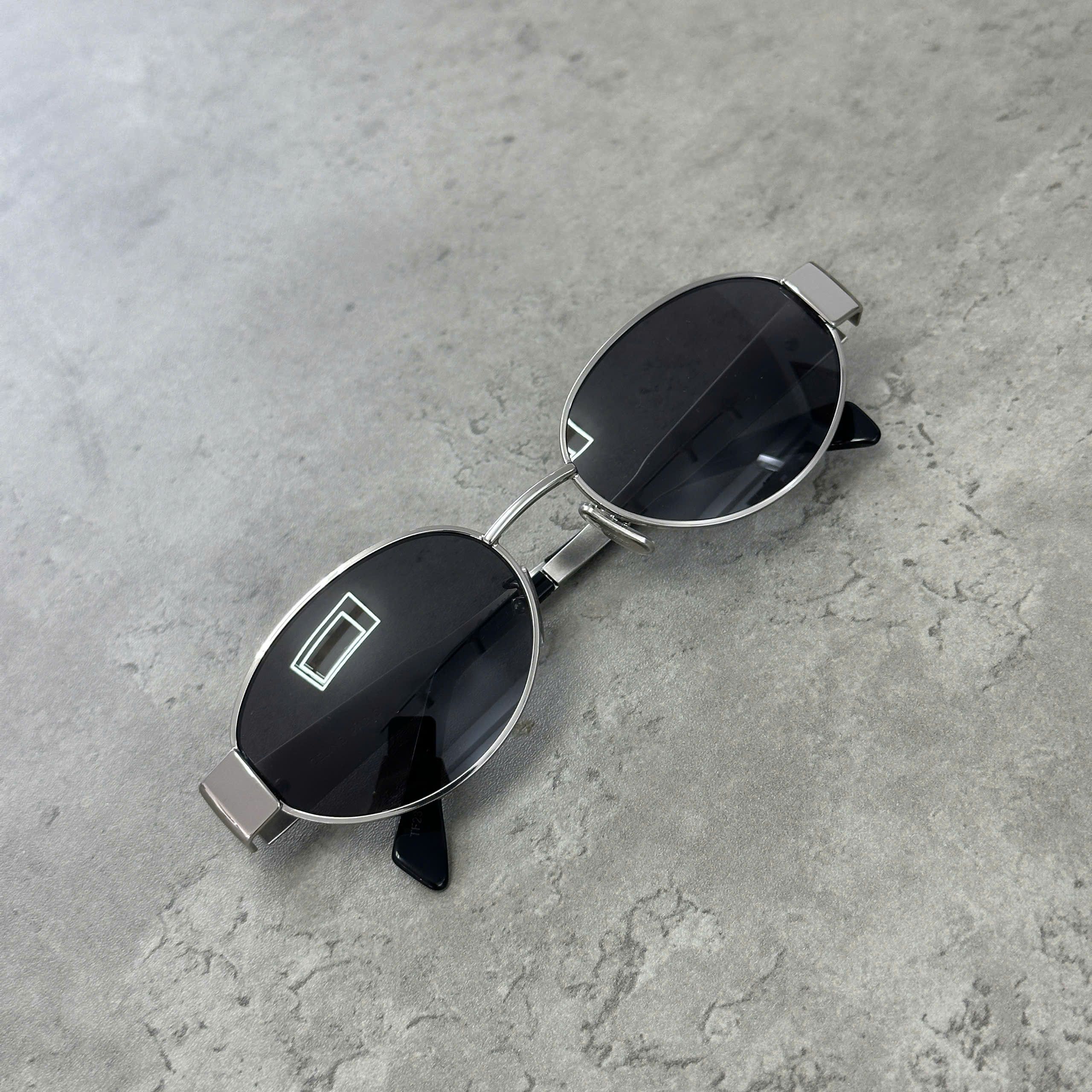 Celine CELINE Triomphe Metal 01 Sunglasses In Metal SILVER Size ONE SIZE - 5 Thumbnail