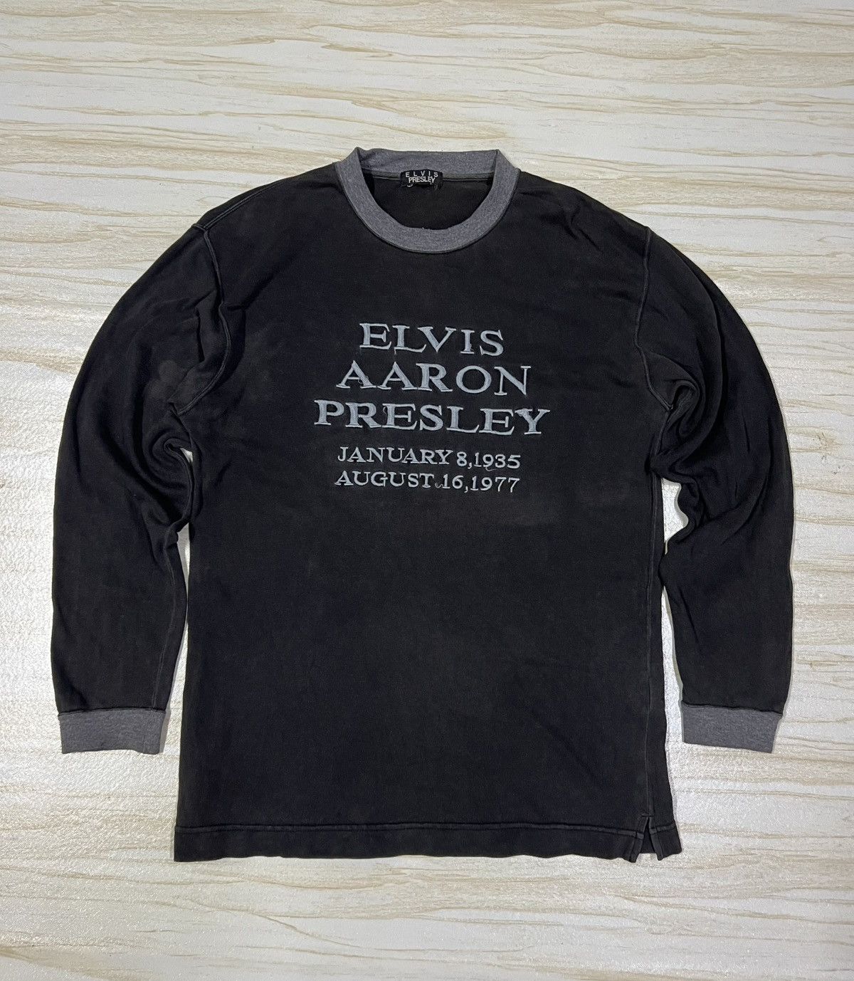 Band Tees Elvis Aaron Presley Long Sleeve Shirt Size US M / EU 48-50 / 2 - 1 Thumbnail