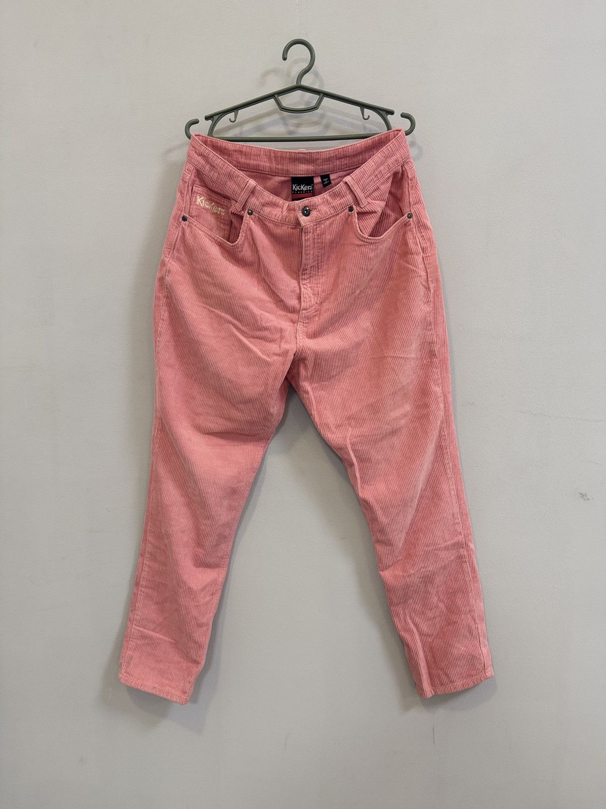 Kickers Very crazy Y2K Pink Velvet pants Size US 34 / EU 50 - 1 Thumbnail