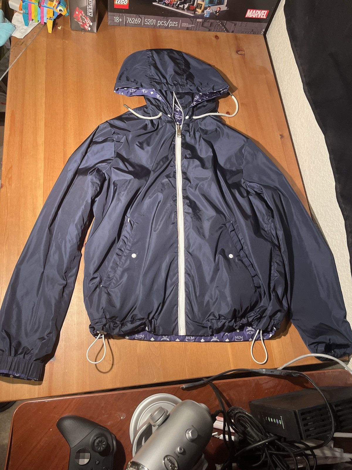 MCM MCM reversible navy blue Logo windbreaker Size US S / EU 44-46 / 1 - 1 Thumbnail