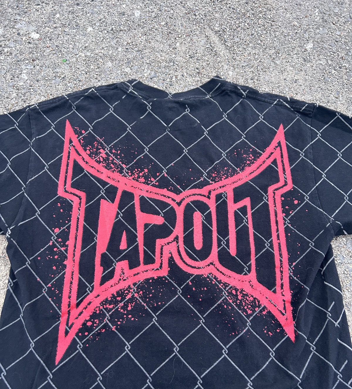 Tapout Y2K Vintage Tapout Black & Red Grunge MMA Baggy Cotton Tee Size US M / EU 48-50 / 2 - 4 Thumbnail