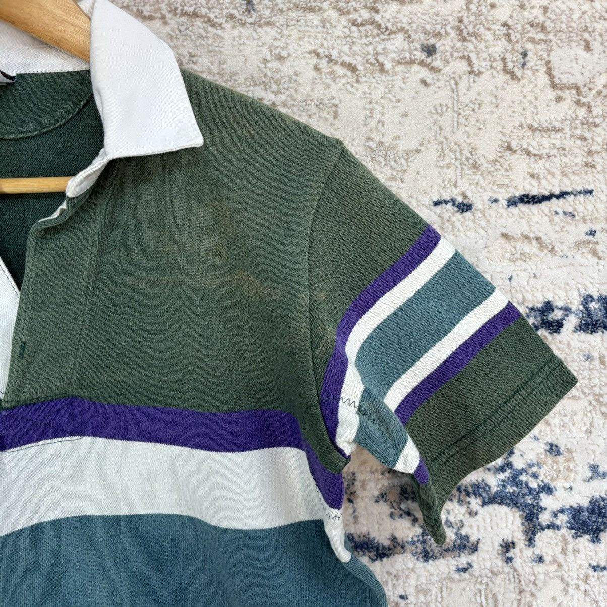 Barbarian × Vintage Vintage Barbarian Rugby Wear Stripes Colour Size US M / EU 48-50 / 2 - 2 Thumbnail