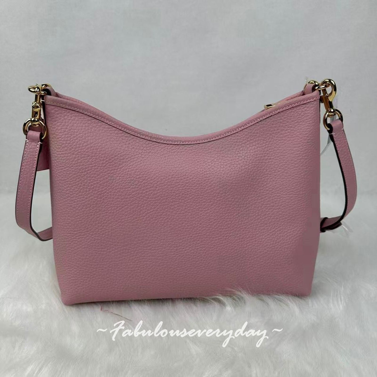 Coach Coach Laurel Shoulder Bag Crossbody Leather CR148 Pink NWT Size ONE SIZE - 3 Thumbnail