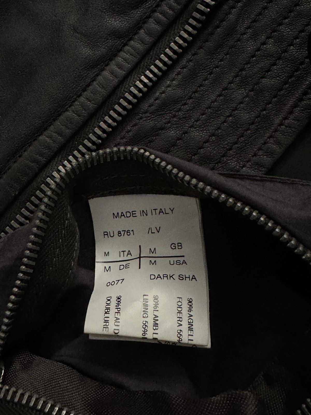 Rick Owens Rick Owens Olmar & Mirta Leather Jacket Size US M / EU 48-50 / 2 - 6 Thumbnail