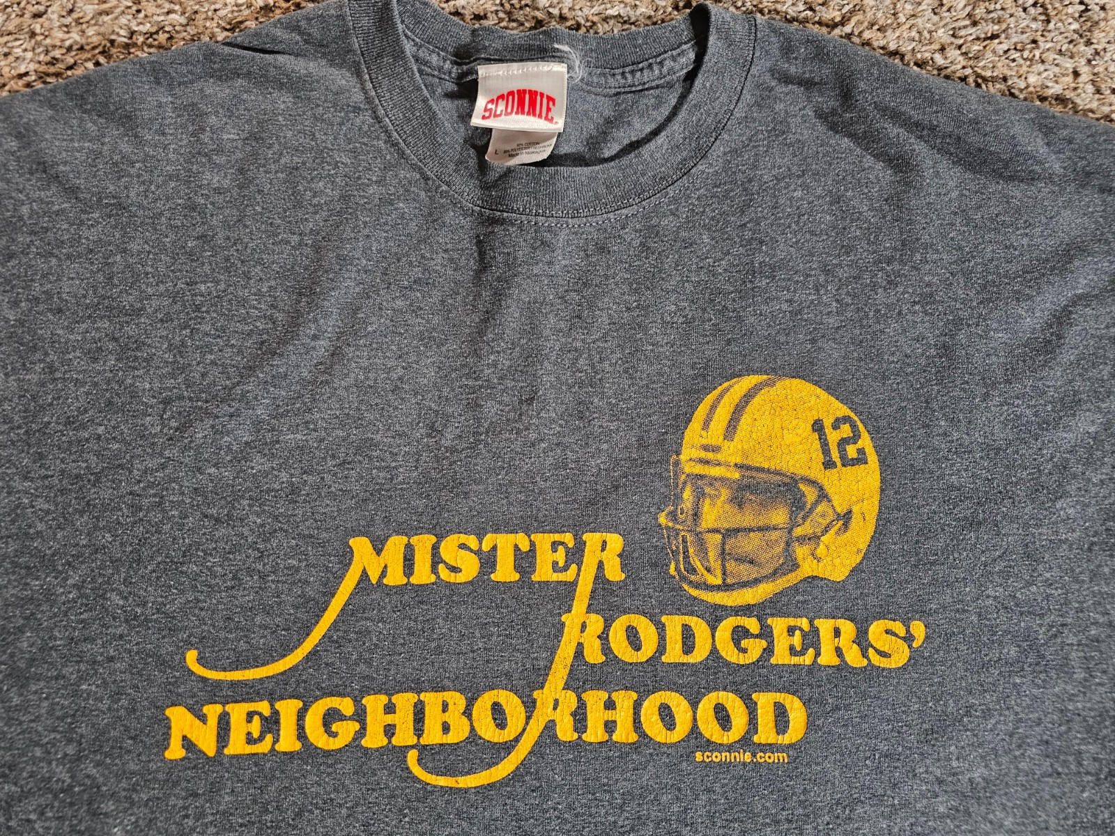 Designer Sconnie Mister Rodgers' Neighborhood #12 Packers Tshirt L Size US L / EU 52-54 / 3 - 2 Thumbnail