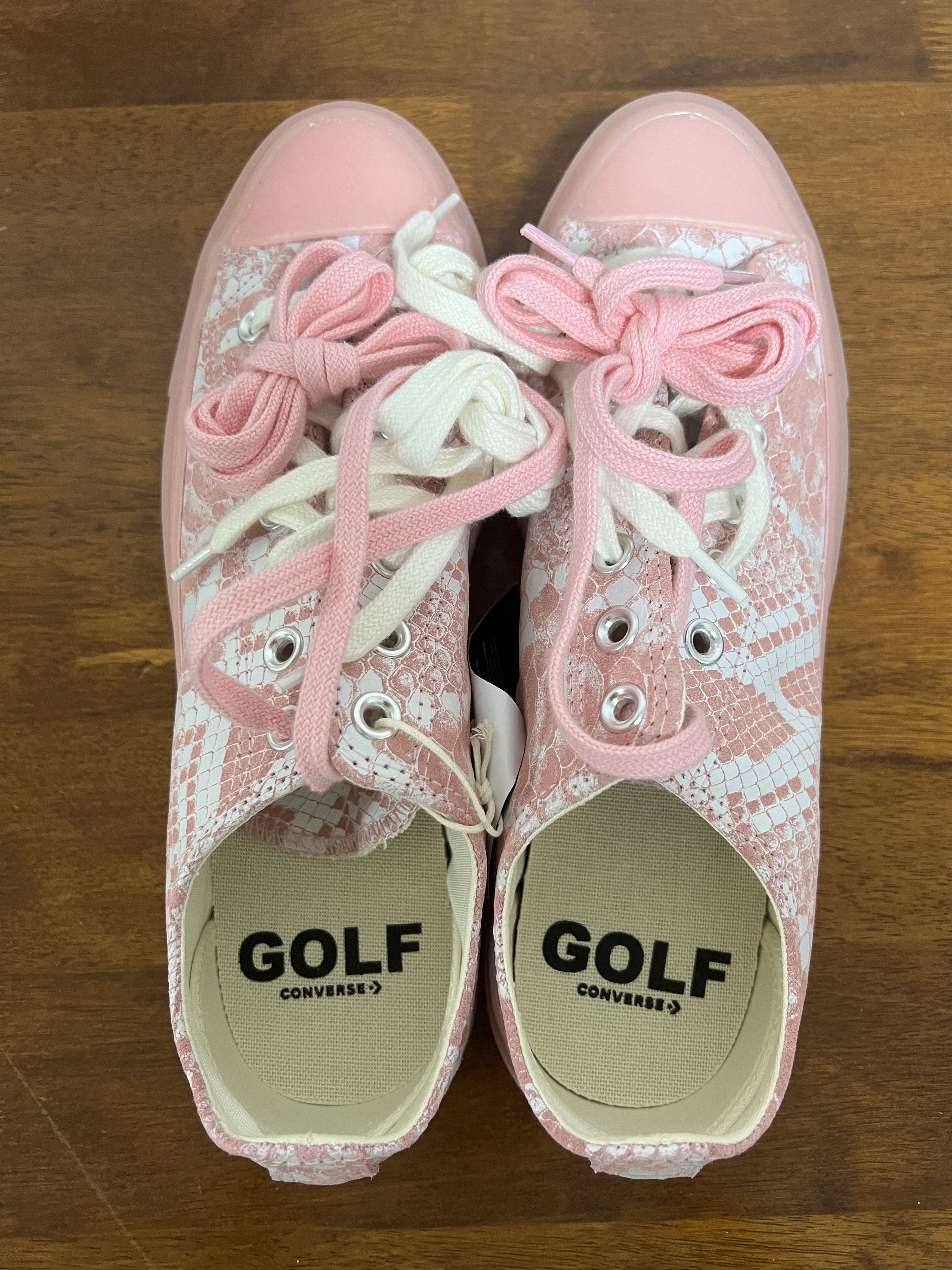 Converse 💚 2022 Golf Wang x Converse "Pink Python" Chuck 70 OX NEW Size US 9 / EU 42 - 11 Thumbnail