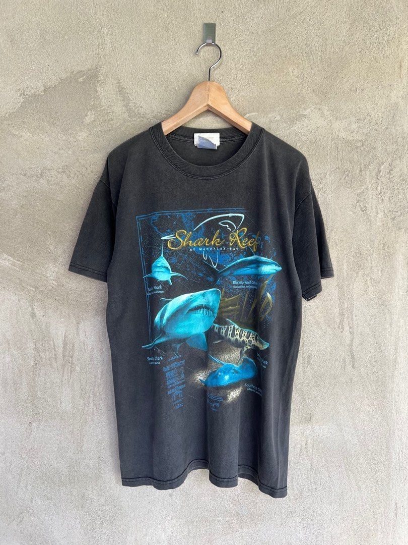 Vintage Vintage Shark Reef Tshirt Size US M / EU 48-50 / 2 - 2 Thumbnail