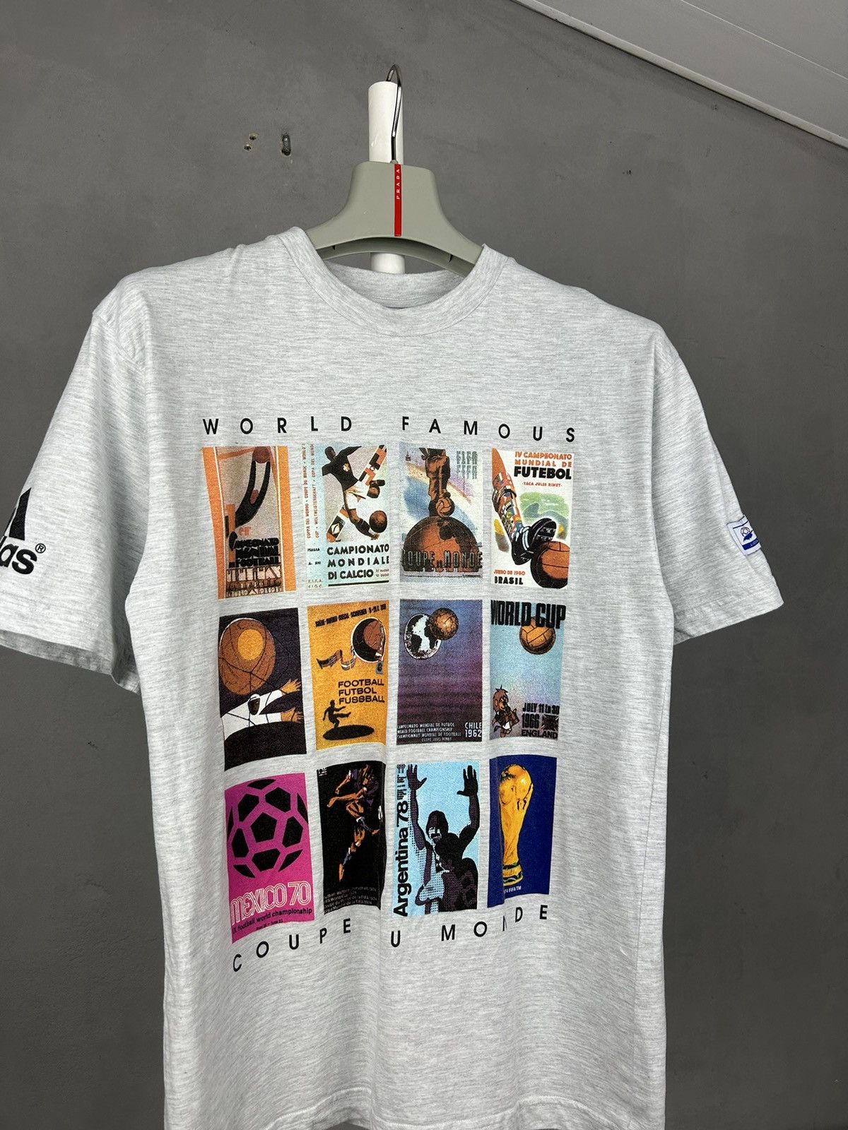 Adidas Vintage Adidas 1994 France 98 World Famous Coupe Du Monde Size US S / EU 44-46 / 1 - 2 Thumbnail