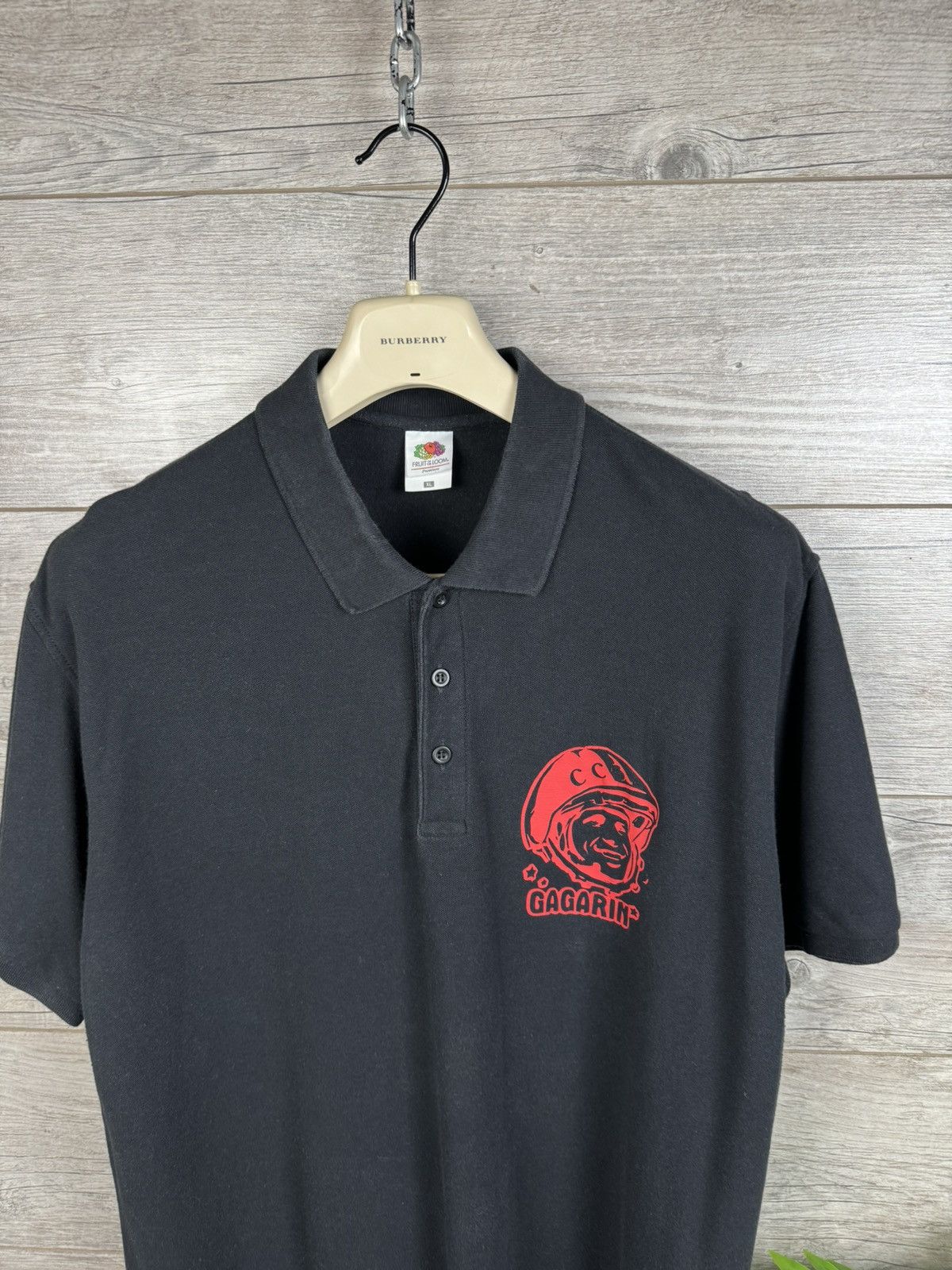 Vintage Gagarin polo Cosmonaut's T-shirt 👕 SSSR Vintage size XL Size US XL / EU 56 / 4 - 11 Thumbnail