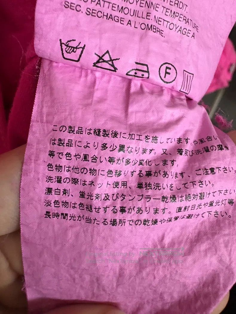 Comme des Garcons Comme Des Garcons Flame Pink Work Jacket Size M / US 6-8 / IT 42-44 - 4 Thumbnail