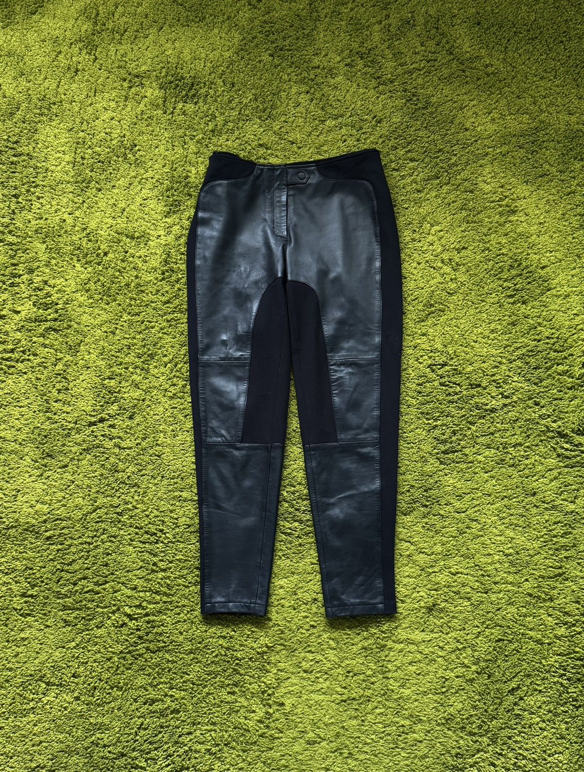 Boutique Moschino × Moschino × Vintage Moschino cheap and chick 2000s vintage real leather pants Size 34" / US 12 / IT 48 - 1 Thumbnail
