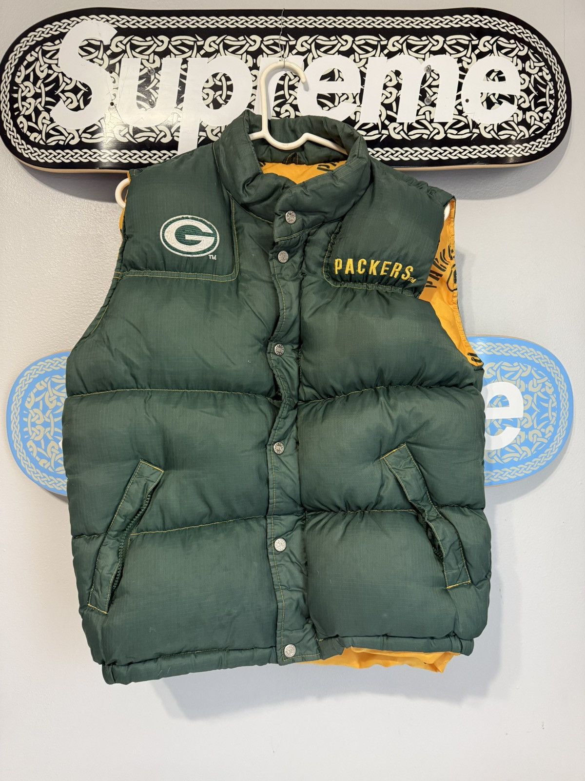 Triple F.A.T. Goose 94’ Green Bay Packers Vest Size US S / EU 44-46 / 1 - 1 Thumbnail