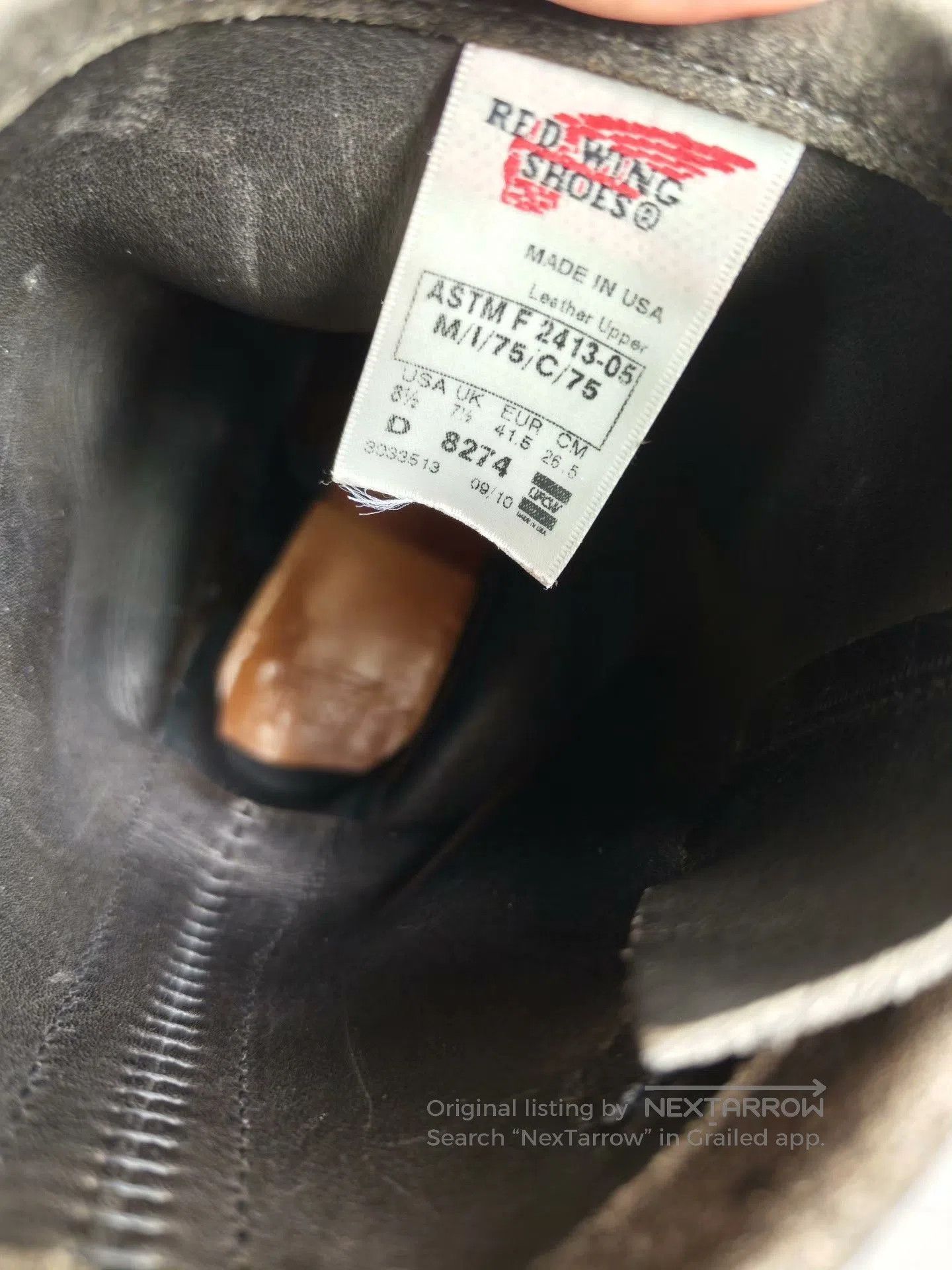 Red Wing Red Wing 8274 Engineer Boot. Size US 8.5 / EU 41-42 - 8 Thumbnail
