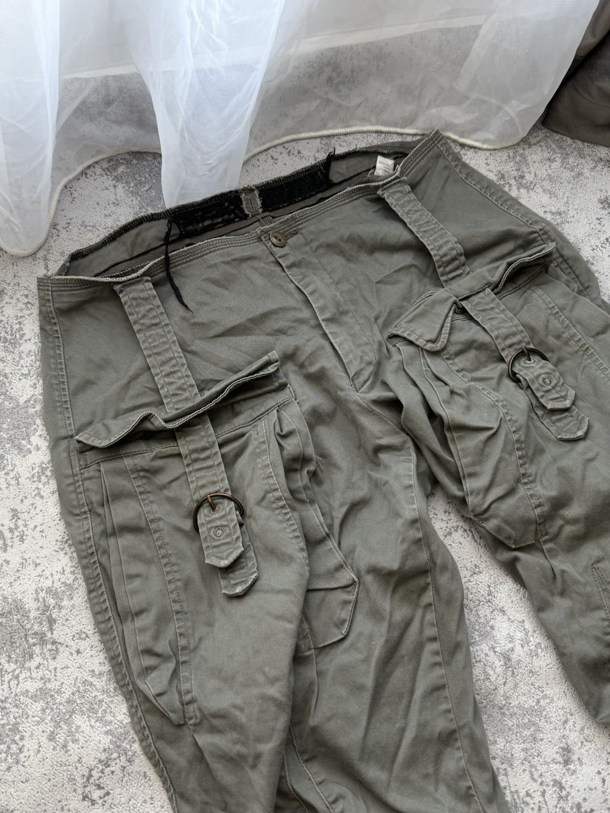 Marithe + Francois Girbaud Rare Marithe Francois Girbaud Utility Cargo Vintage Pants Size 29" - 2 Thumbnail
