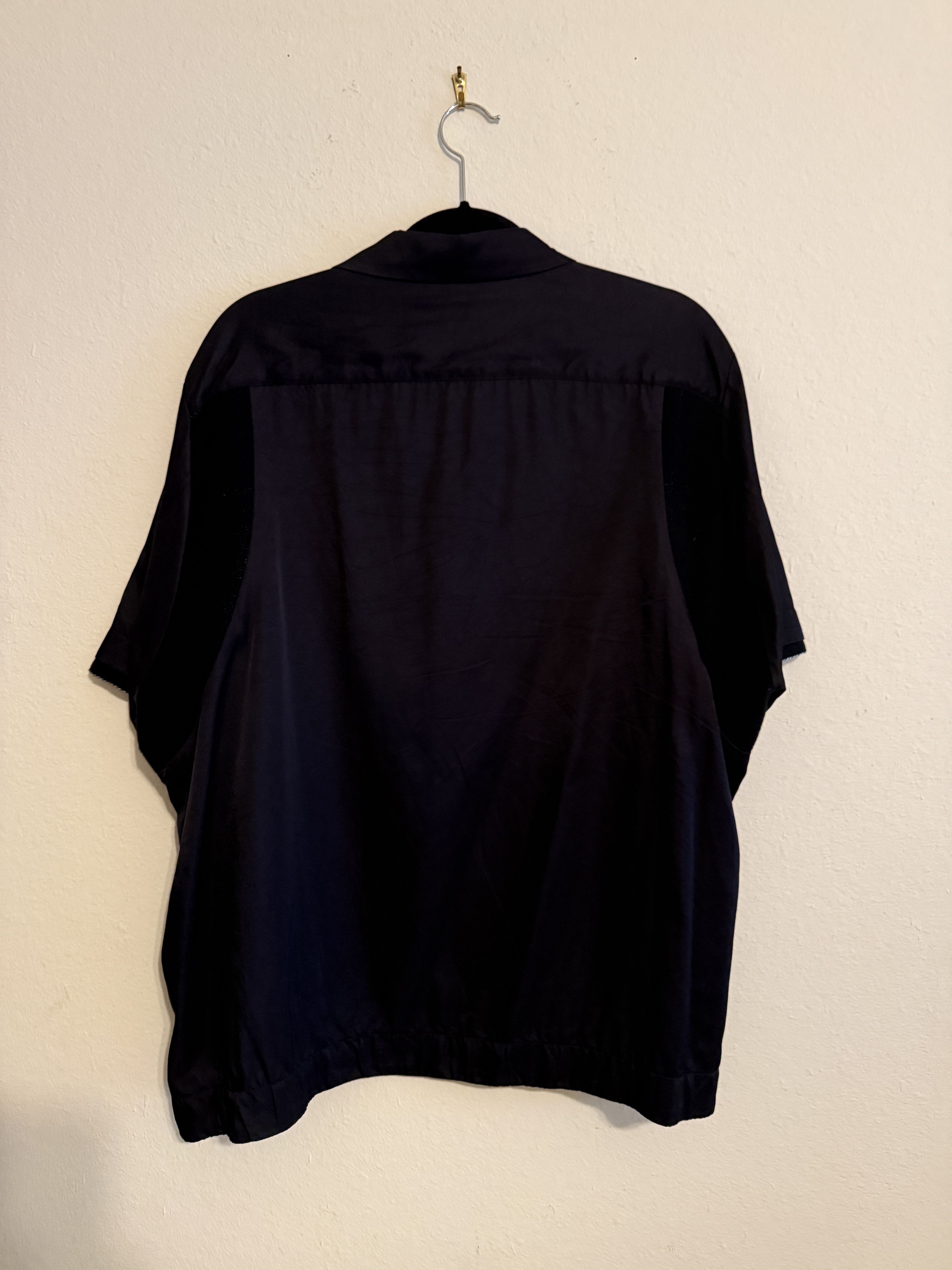 Sacai Sacai Cotton & Rayon Bowling Shirt Size US M / EU 48-50 / 2 - 2 Thumbnail