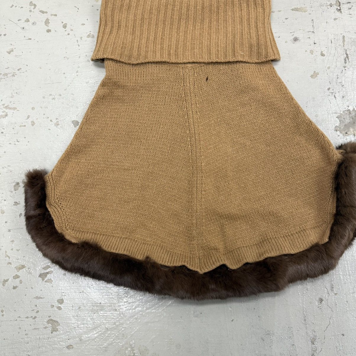 Other Estnation Knit Rabbit Fur Midi Skirt Size 30" / US 8 / IT 44 - 2 Thumbnail