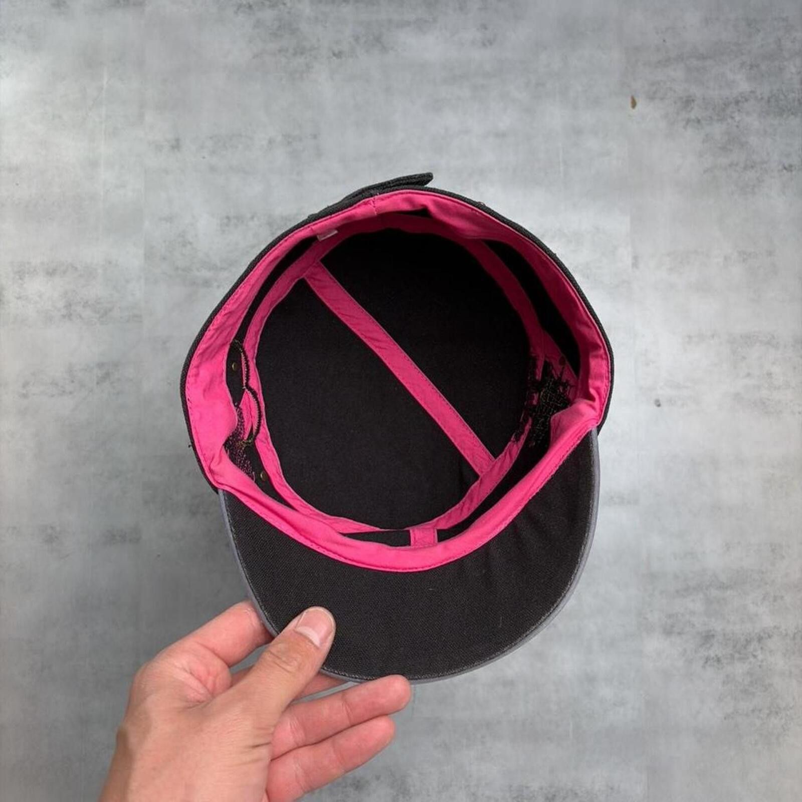 Other Y2K Black Grunge Gothic Skater Faded Army Cap Size ONE SIZE - 5 Thumbnail