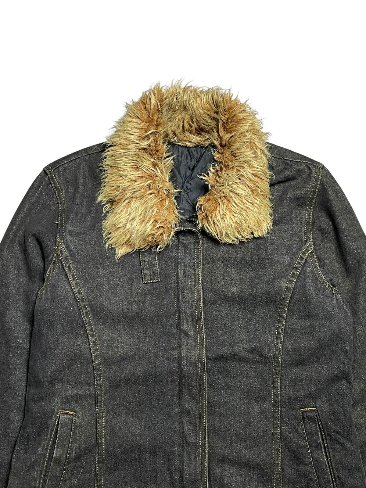 14th Addiction 2000’s El.Road - Vkei Style Trim Fur Jacket Size US M / EU 48-50 / 2 - 3 Thumbnail
