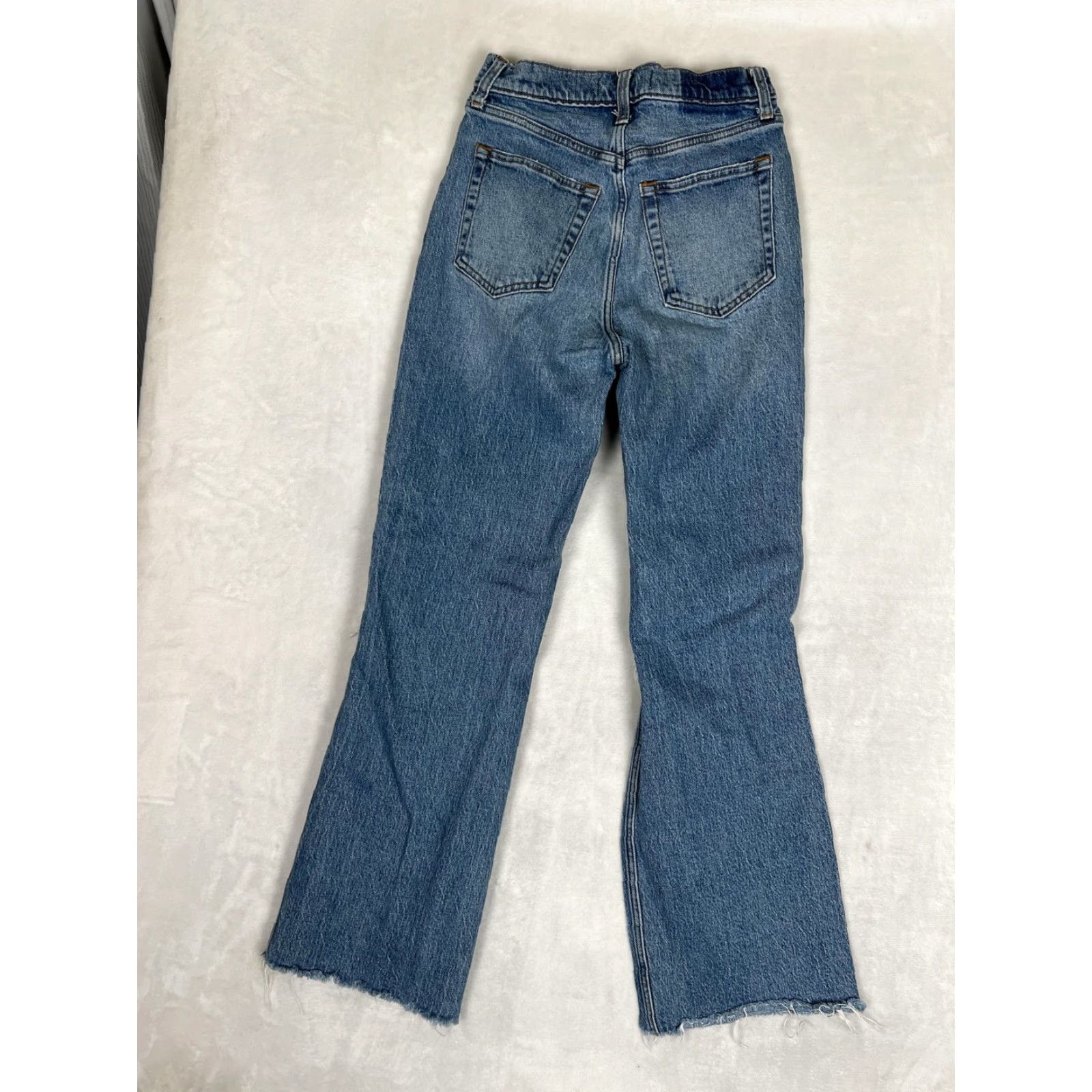 Abercrombie & Fitch VINTAGE Abercrombie & Fitch 90s Relaxed Jeans Womens 26 Blue Ultra High Rise Distressed Size 26" / US 2 / IT 38 - 6 Thumbnail
