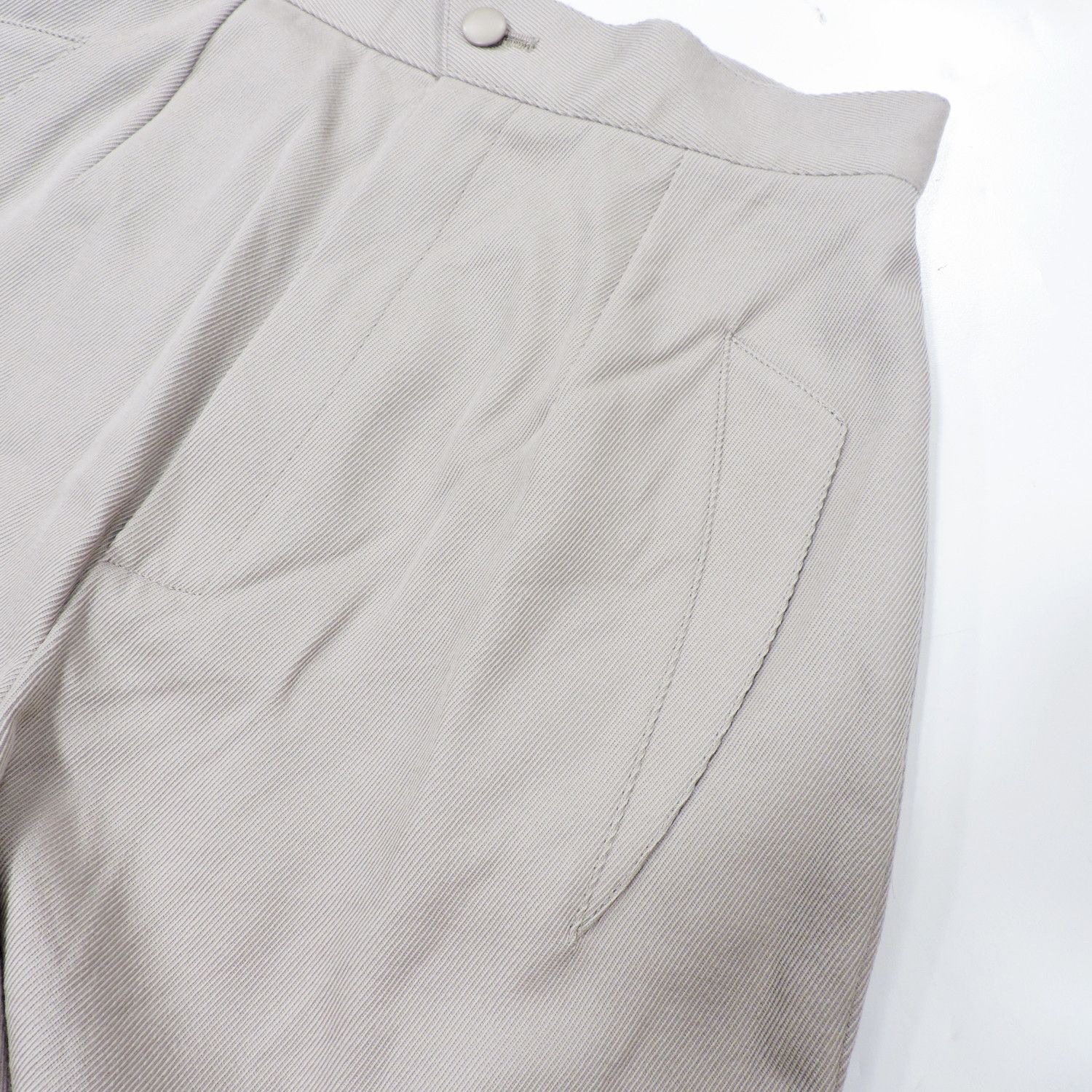 Thierry Mugler THIERRY MUGLER HIGH WAISTED CASUAL WOOL TROUSERS Size 28" / US 6 / IT 42 - 9 Thumbnail