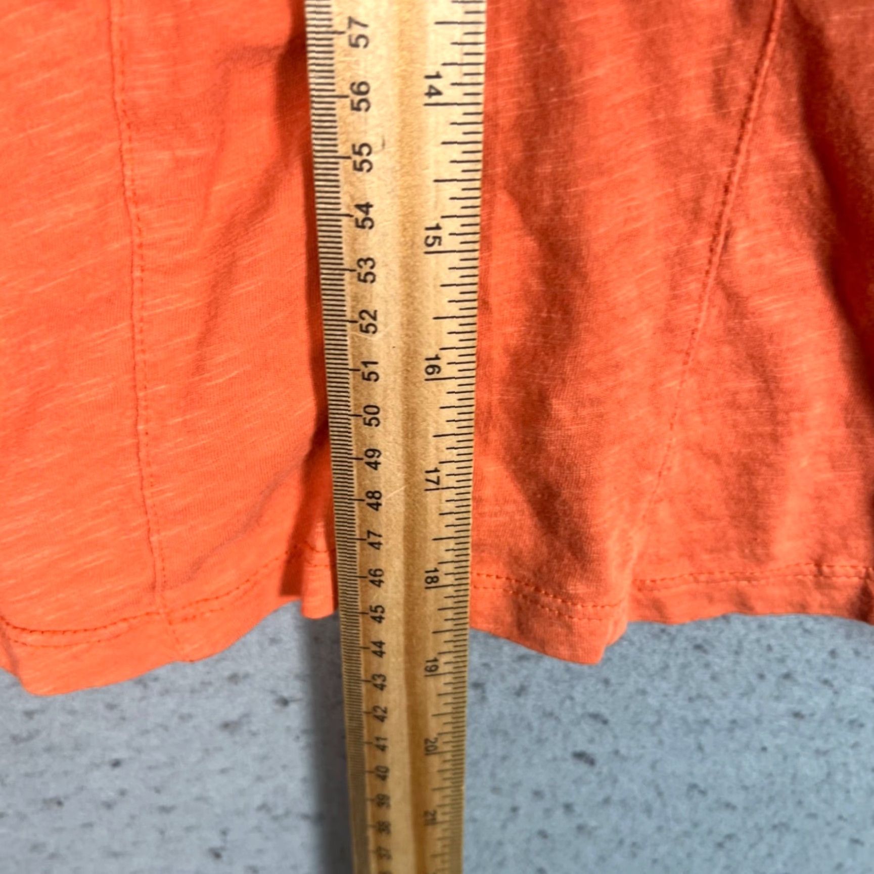 Anthropologie VINTAGE Anthropologie Orange Long Sleeve Cotton Blouse Womens Size Small Size S / US 4 / IT 40 - 6 Thumbnail