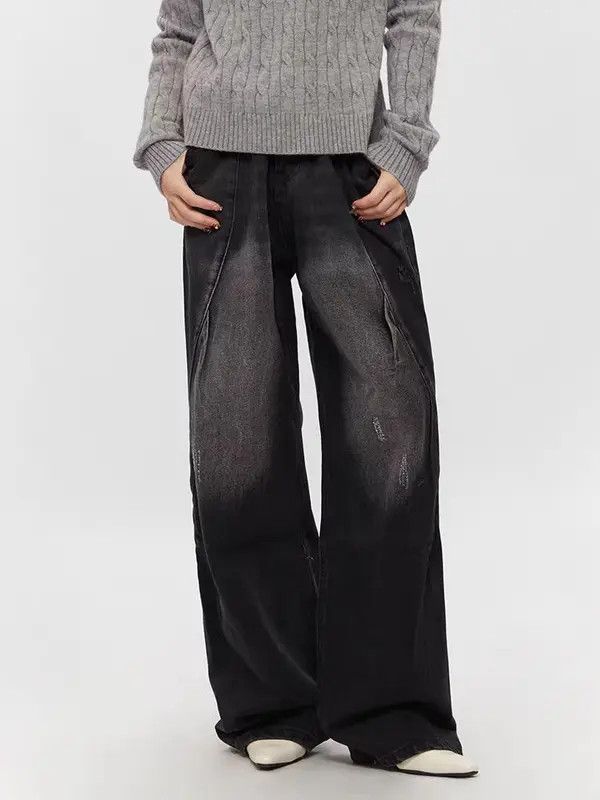 VIBE High Street Washed Vintage Y2K Relaxed Jeans Size US 28 / EU 44 - 1 Thumbnail