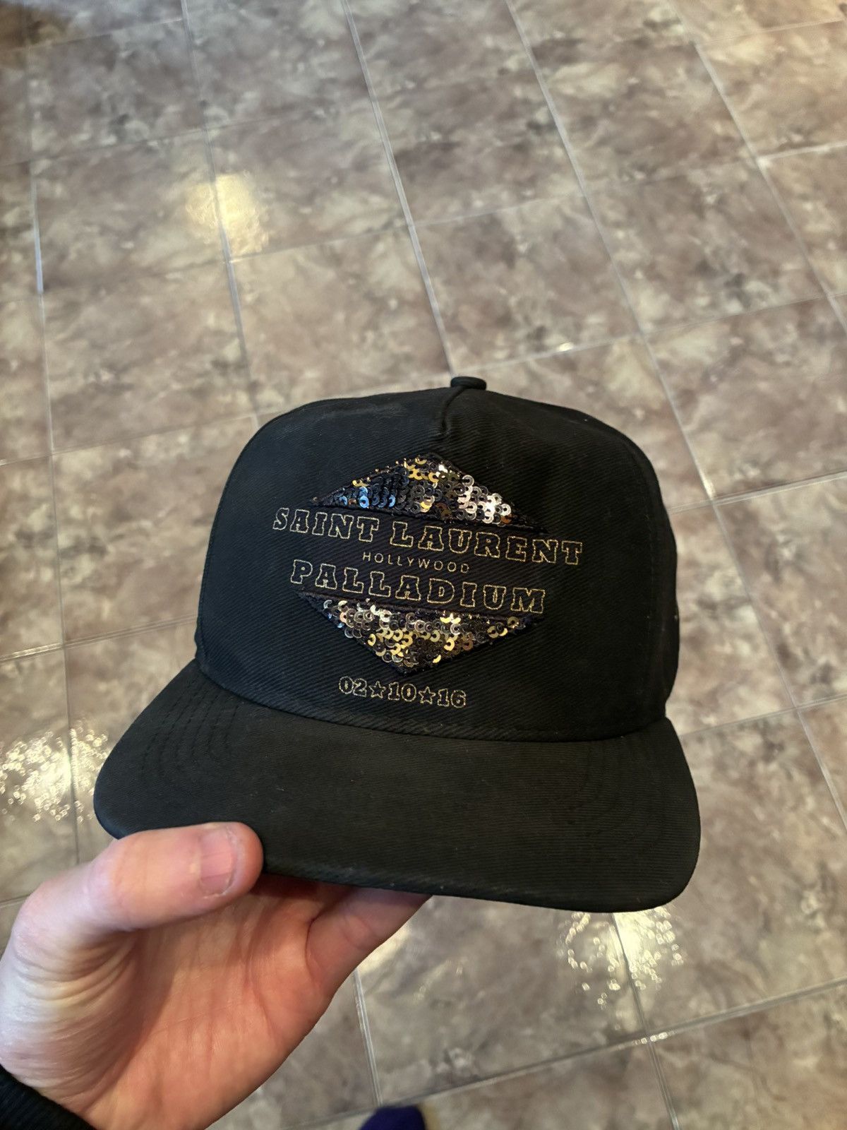 Saint Laurent Paris Saint Laurent Palladium Baseball Cap Size ONE SIZE - 1 Thumbnail