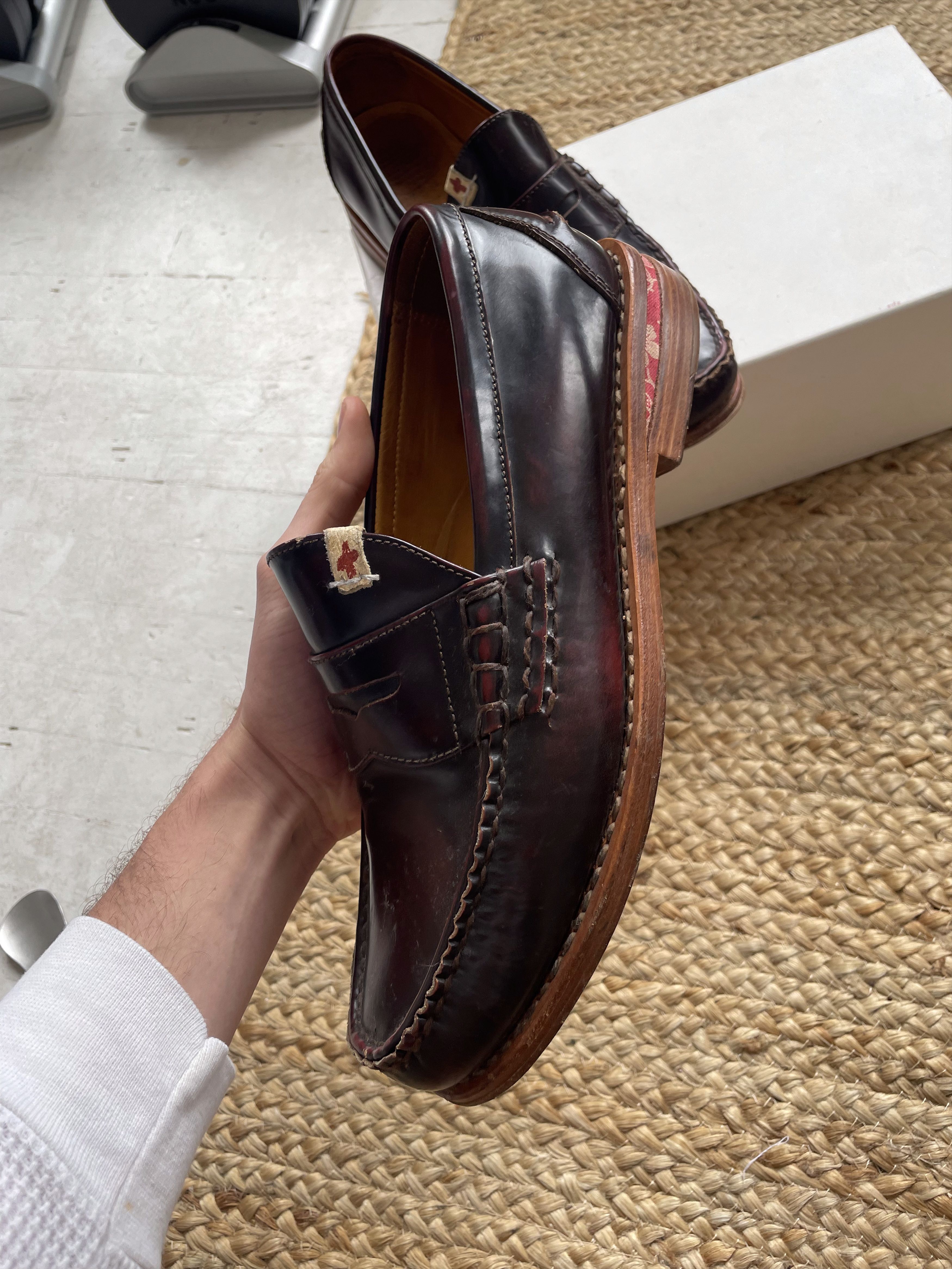 Visvim Fabro-Folk Burgundy Size US 11 / EU 44 - 4 Thumbnail