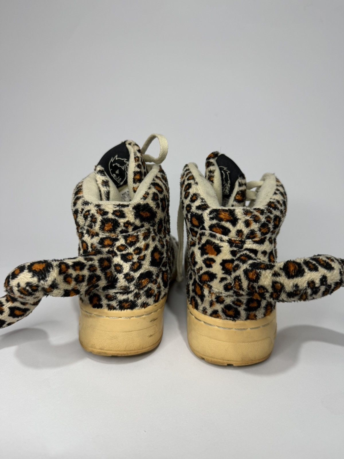Adidas × Jeremy Scott Adidas Originals JS Instinct Hi Leopard Tail Sneakers Size US 8 / EU 41 - 5 Thumbnail